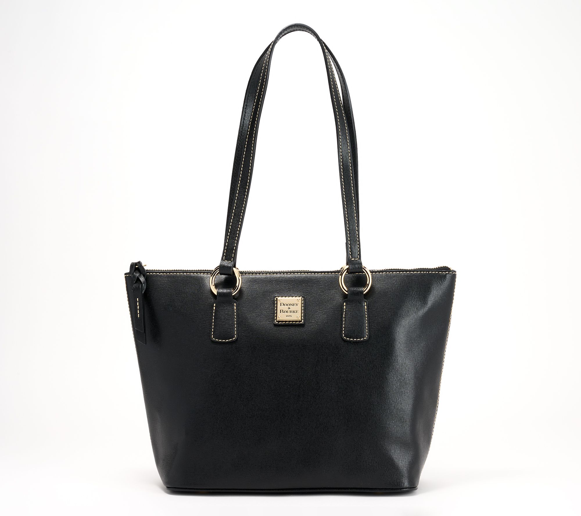 Dooney & Bourke Saffiano Leather Small Wren Zip Tote