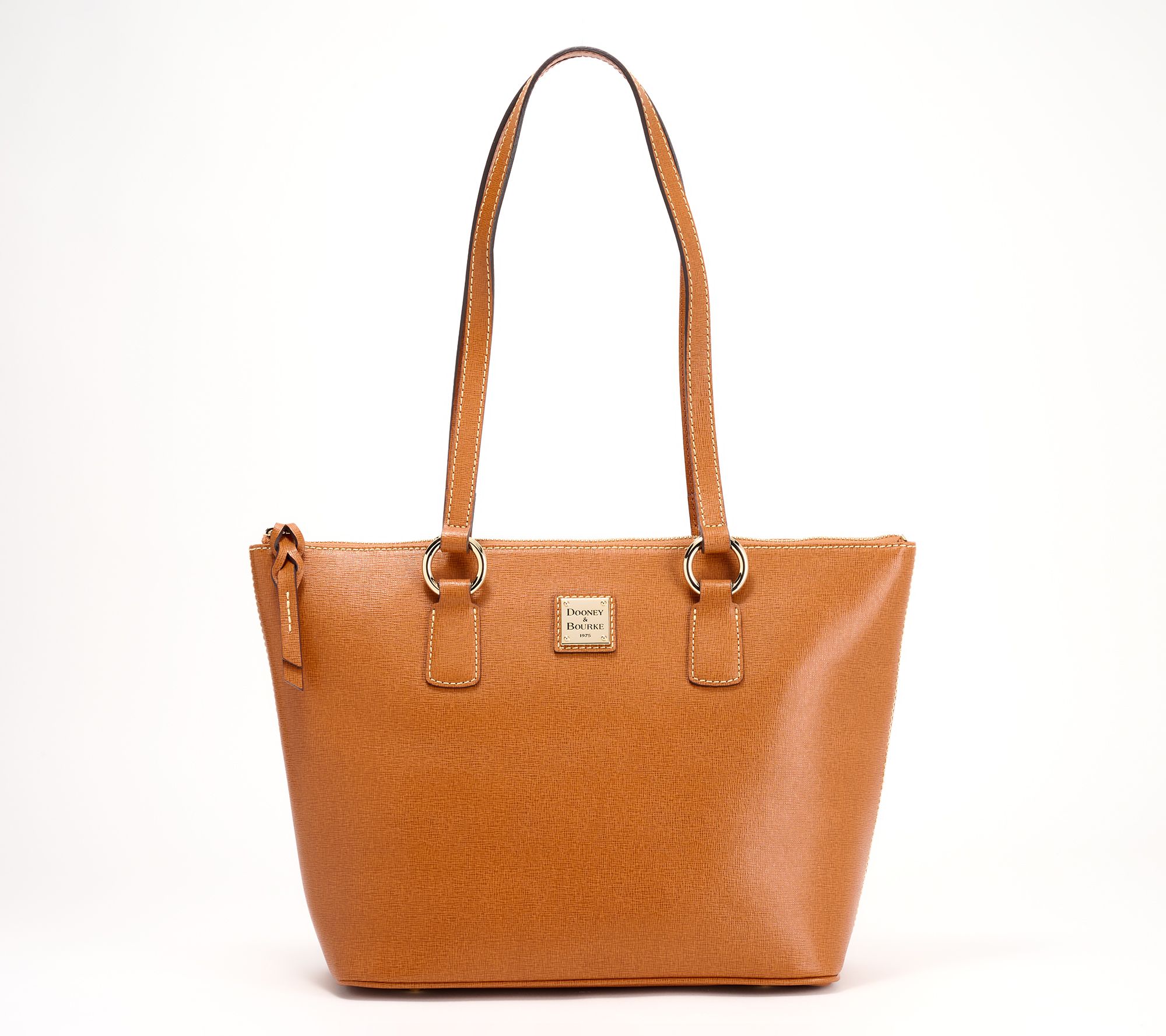 Dooney & Bourke Saffiano Leather Small Wren Zip Tote