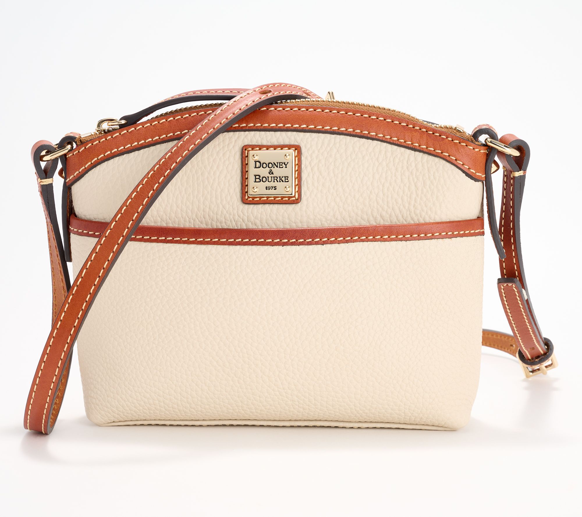 Dooney & Bourke Pebble Leather Domed Crossbody