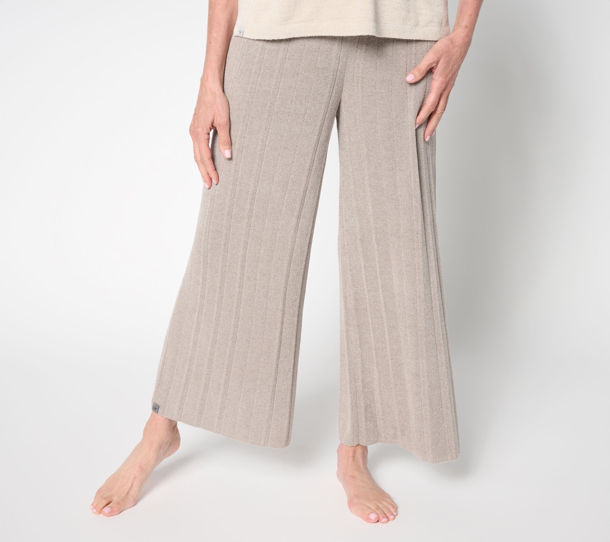 Barefoot Dreams Petite CozyChic Ultra Lite Palazzo Ankle Pant