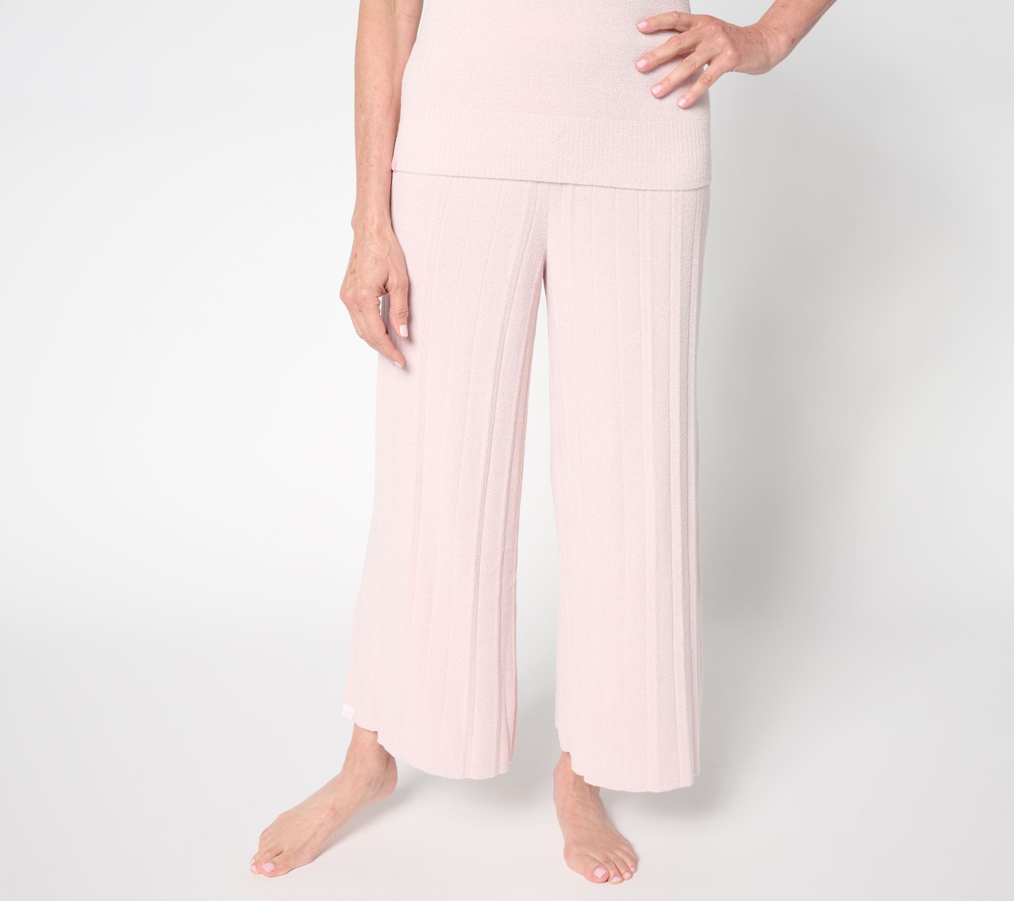 Barefoot Dreams Petite CozyChic Ultra Lite Palazzo Ankle Pant
