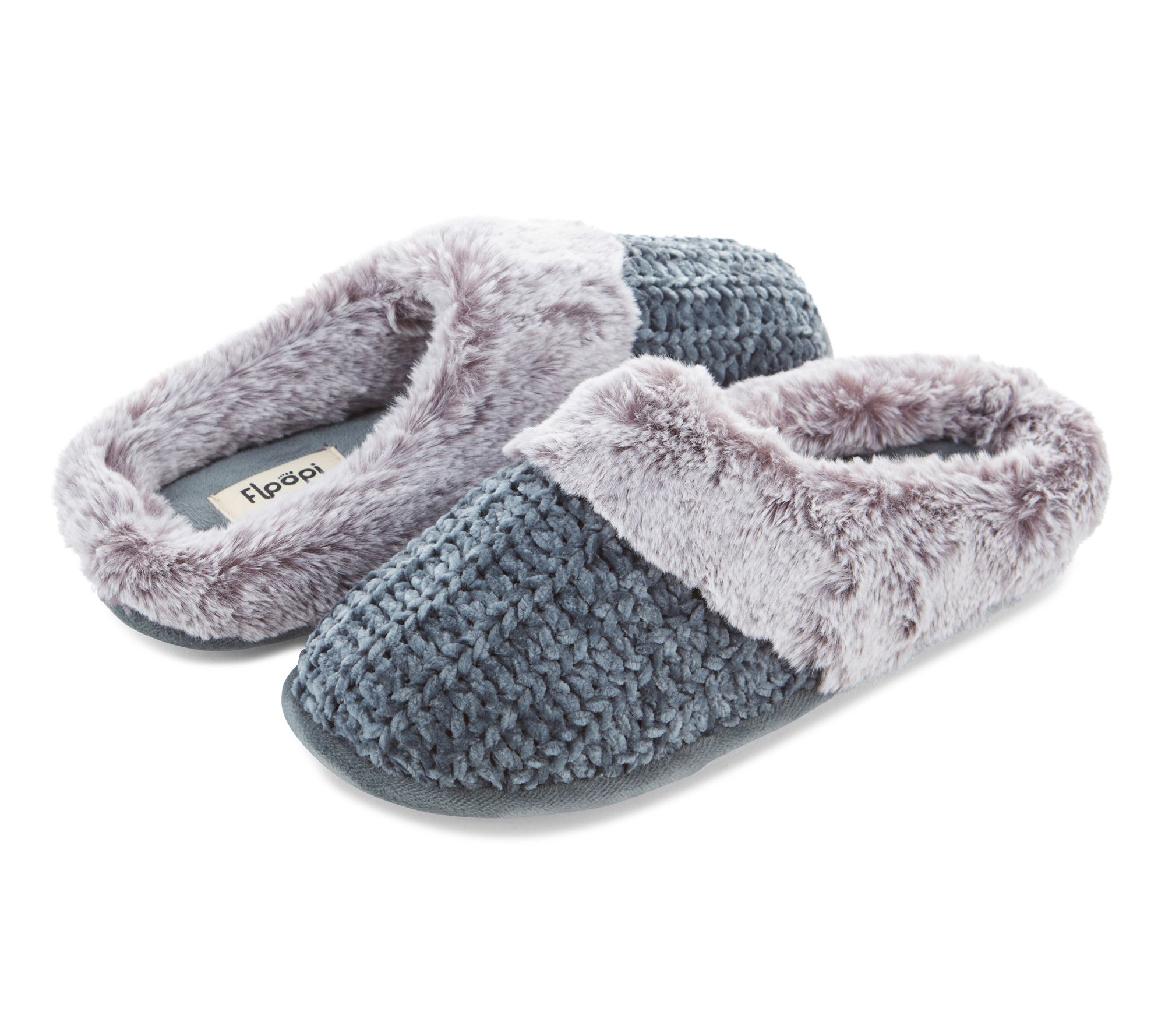  Floopi Women's Kinsley Chenille Knit Scuff Slipper