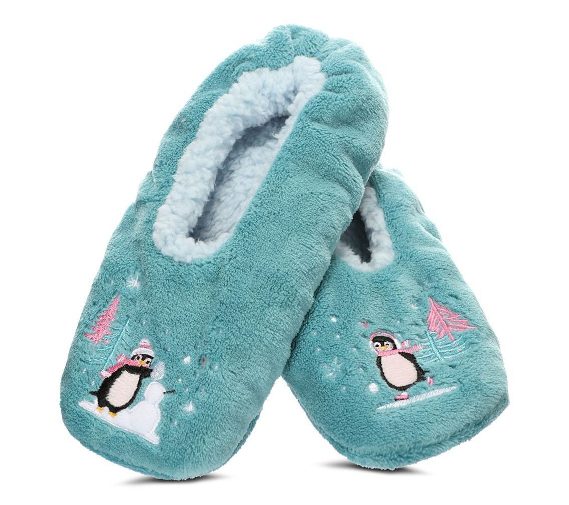 MeMoi Women's Sherpa Lined Expressions Slippers