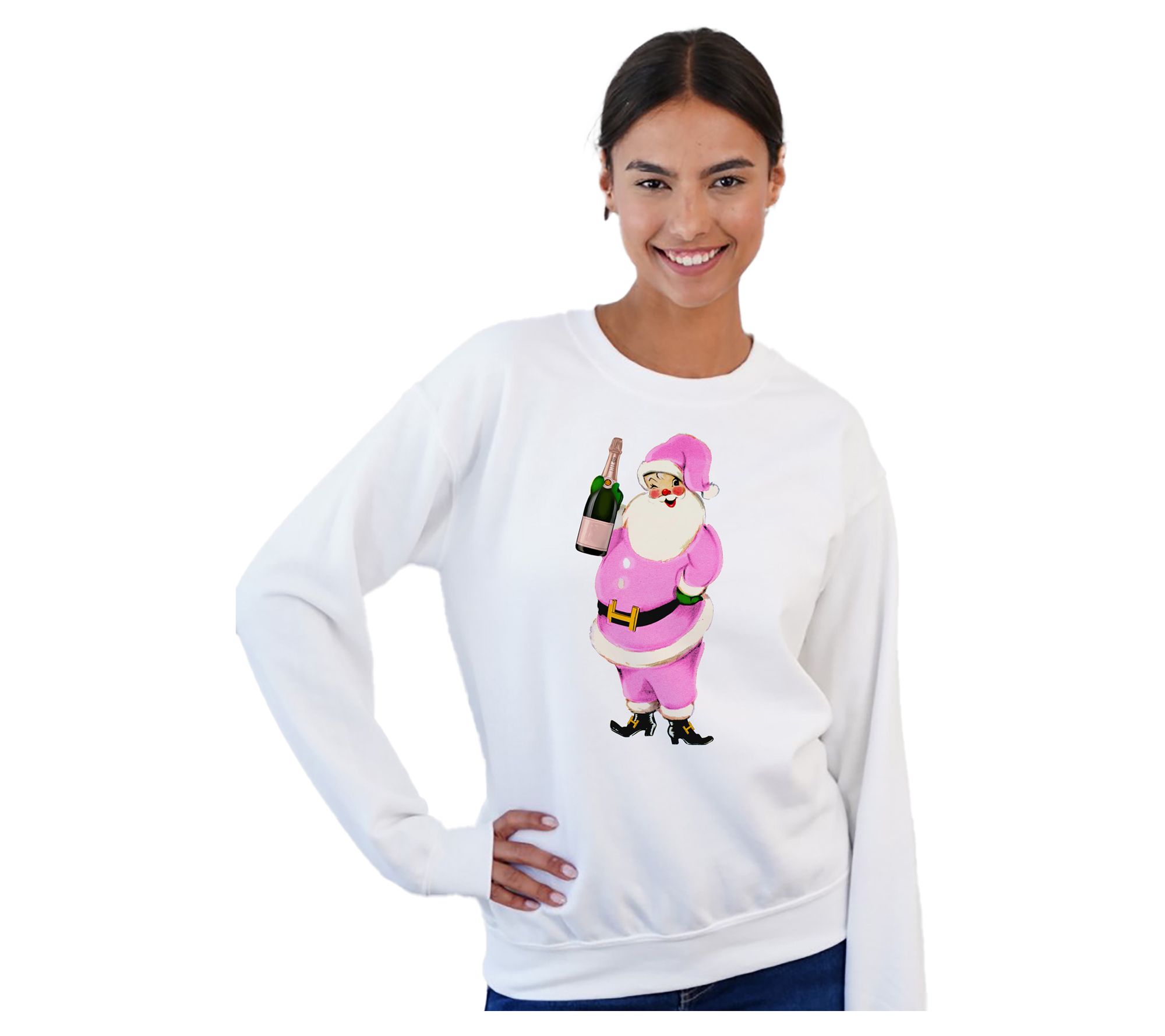 By The Edit Fun & Festive Winter Motif Crewneck Sweatshirt