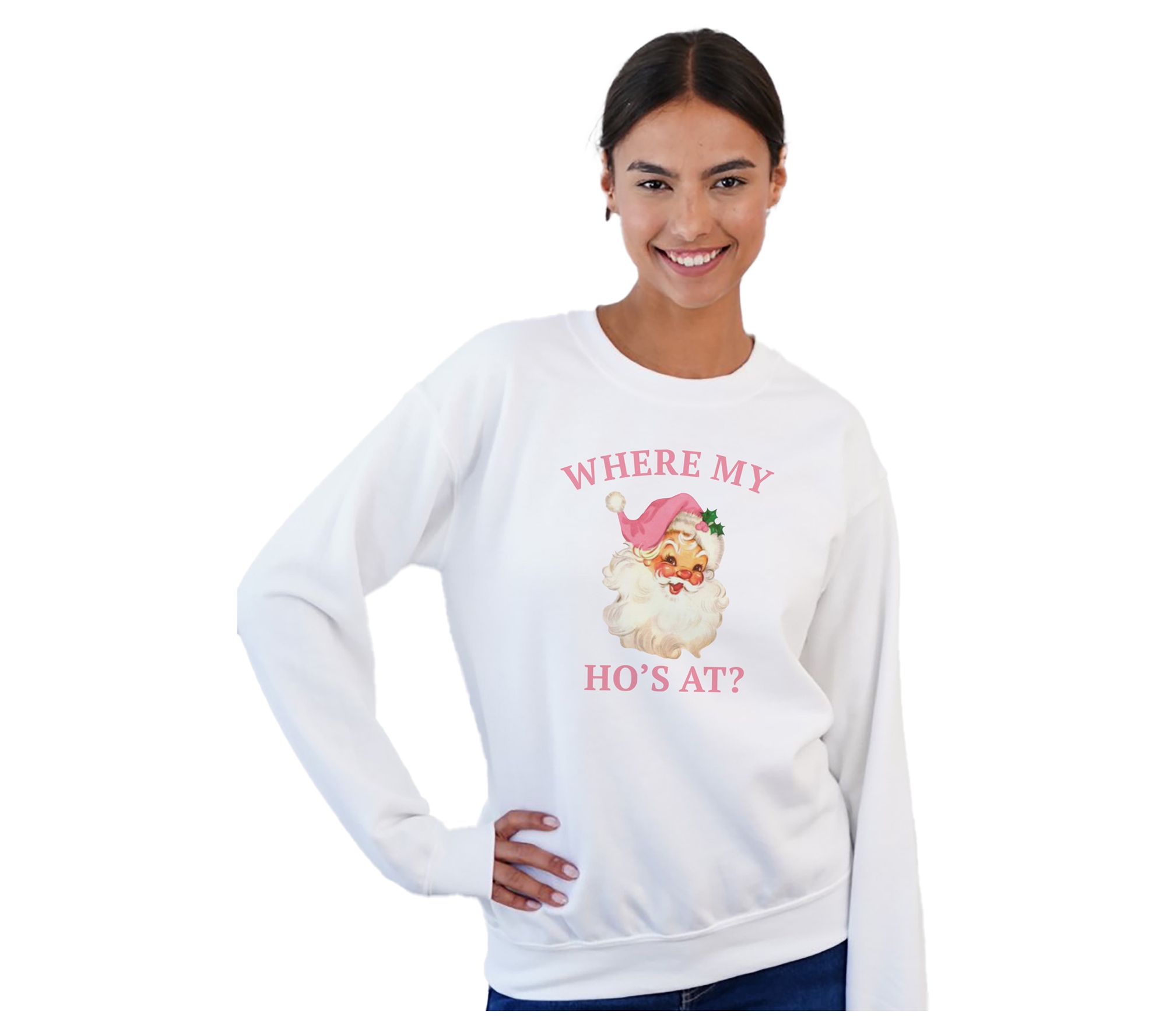 By The Edit Fun & Festive Winter Motif Crewneck Sweatshirt