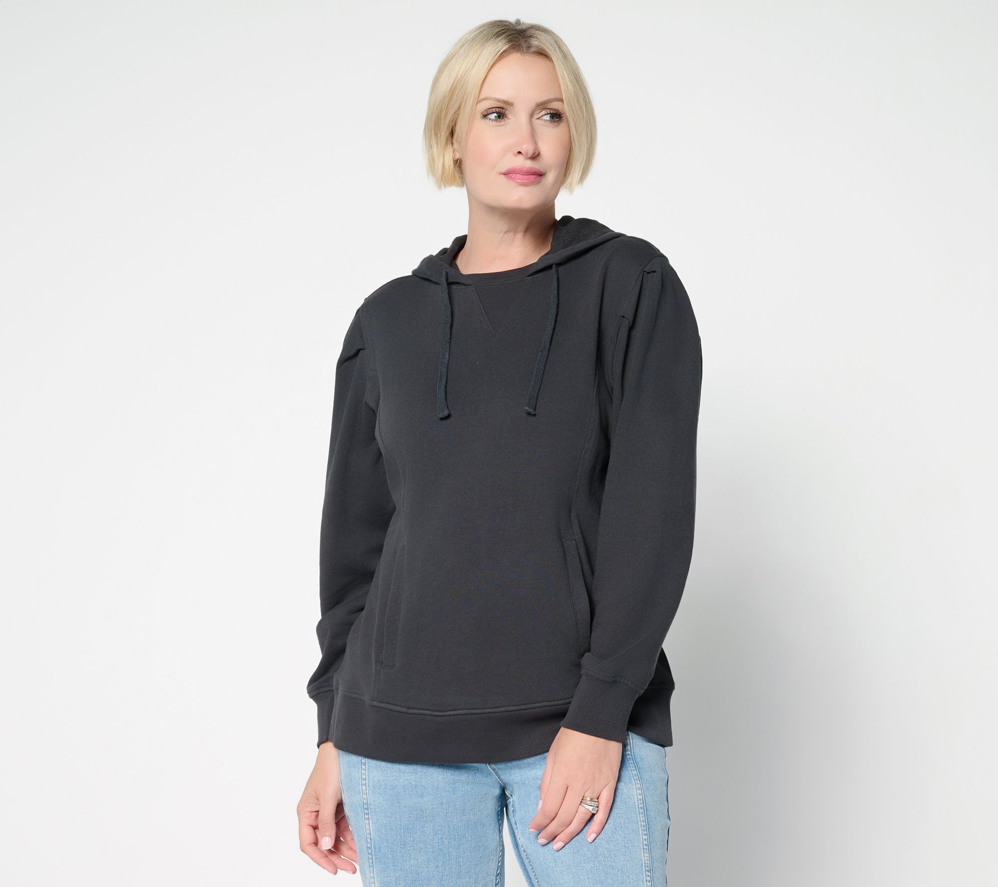 LOGO by Lori Goldstein French Terry Printed or Solid Hoodie