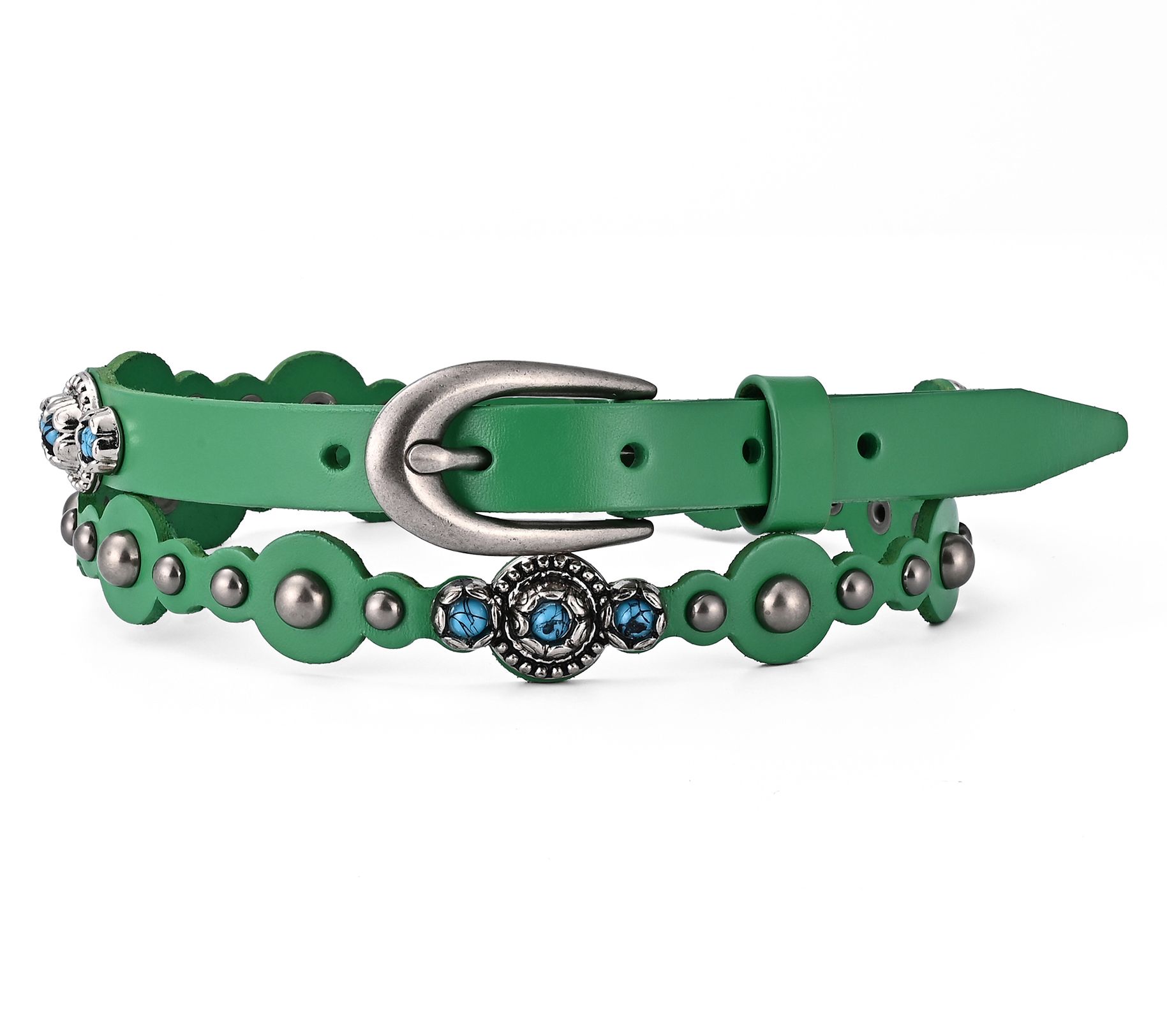 Old Trend Rosa Flourish Leather Belt