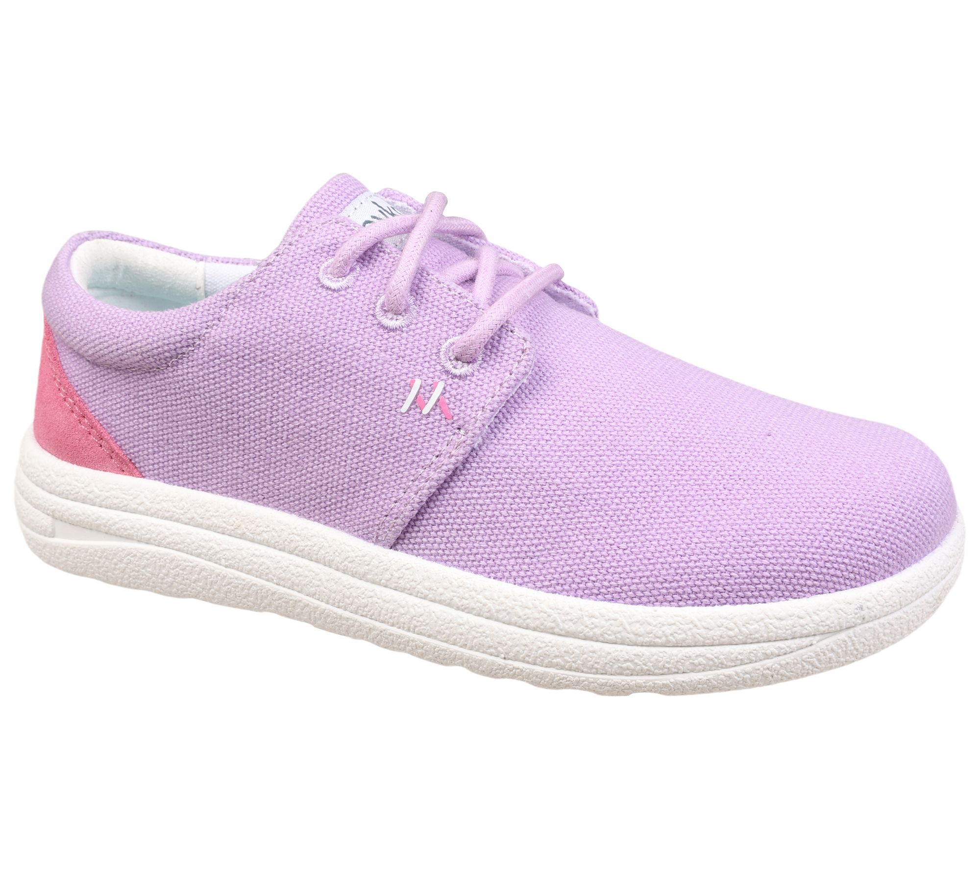 Mykos Kids Lace-Up Fabric and Suede Sneaker - Palmer