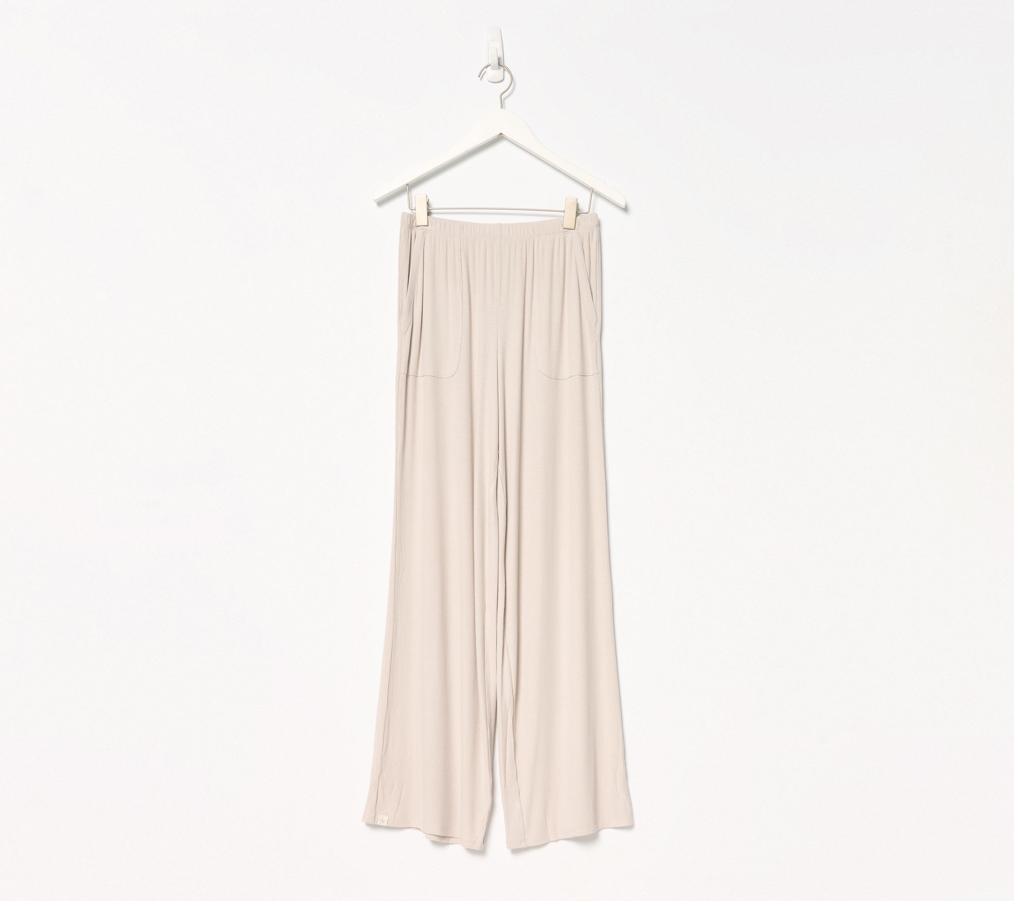 "As Is" Barefoot Dreams Petite MC Ultra Soft Rib Patch Pocket Pant