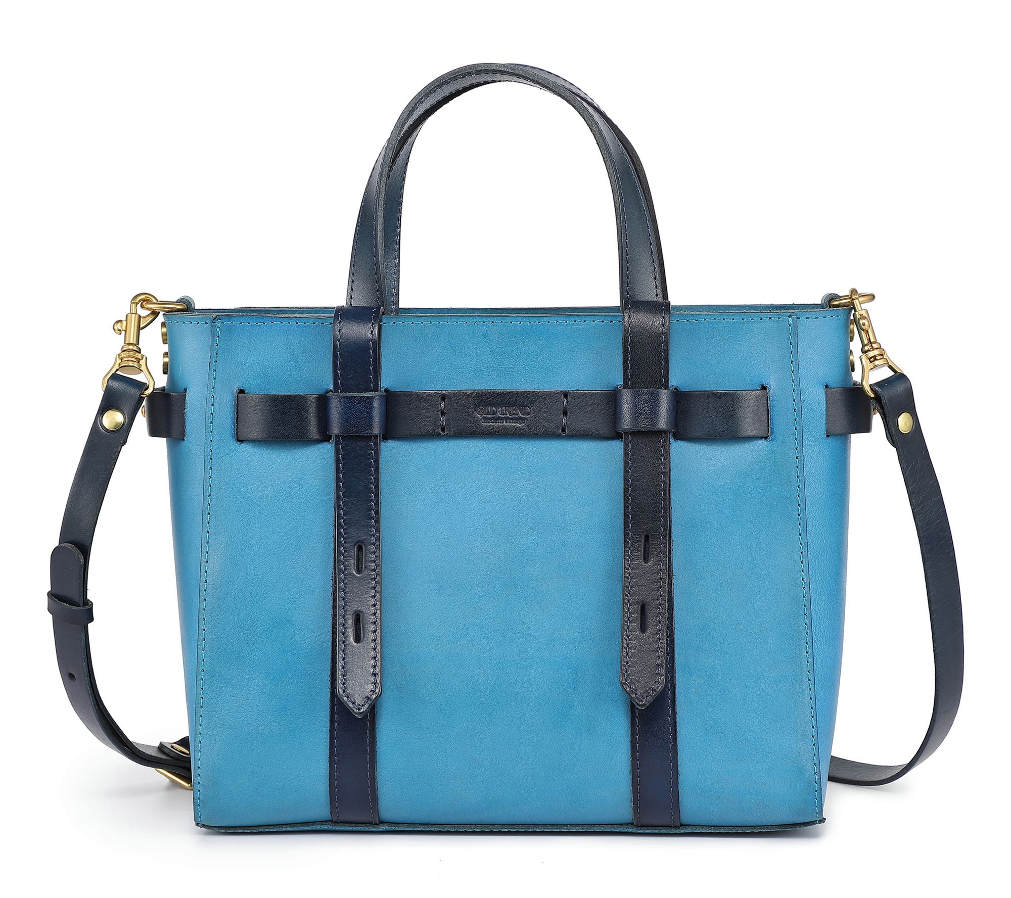 Old Trend Westland Mini Leather Tote with Shoulder Strap