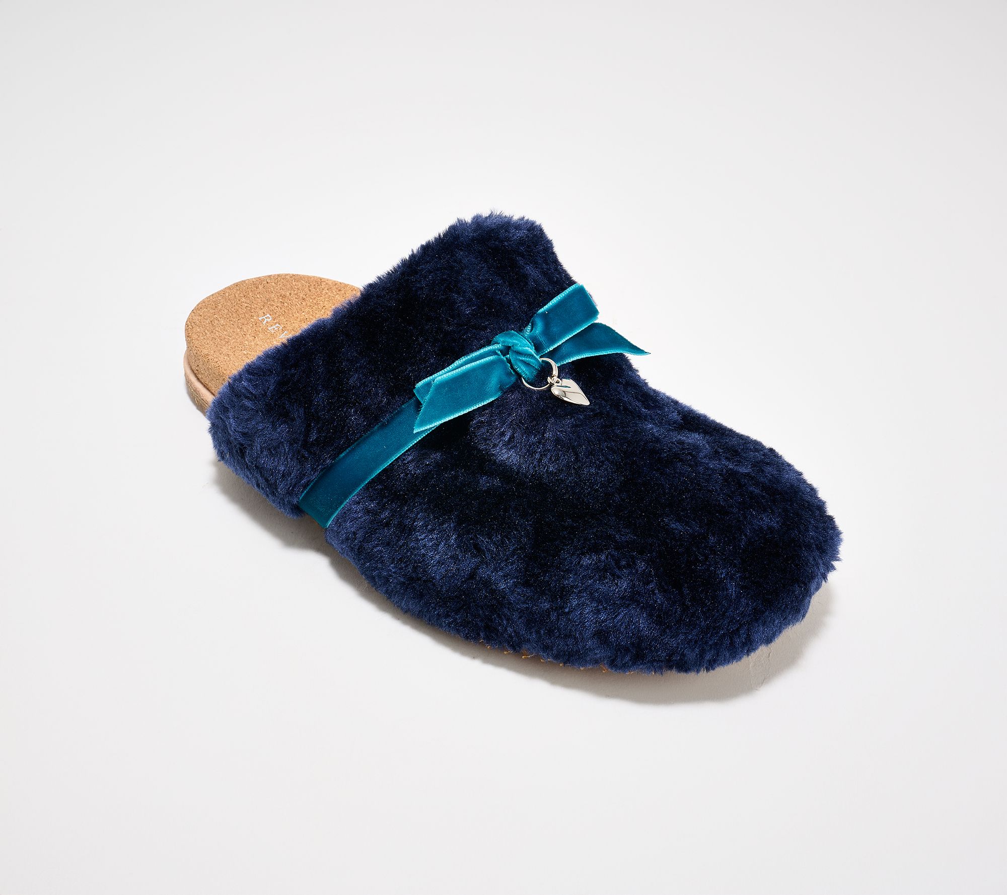 Revitalign Orthotic Bow Slide Slippers - Holly Heart