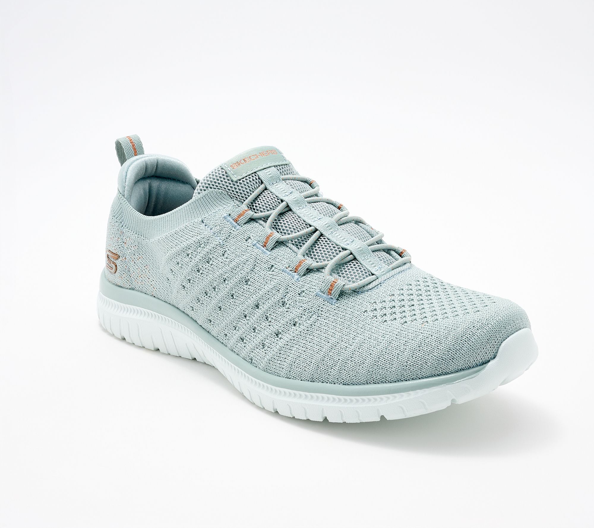 Skechers Virtue Vegan Washable Knit Bungee Sneakers - Copper Dream