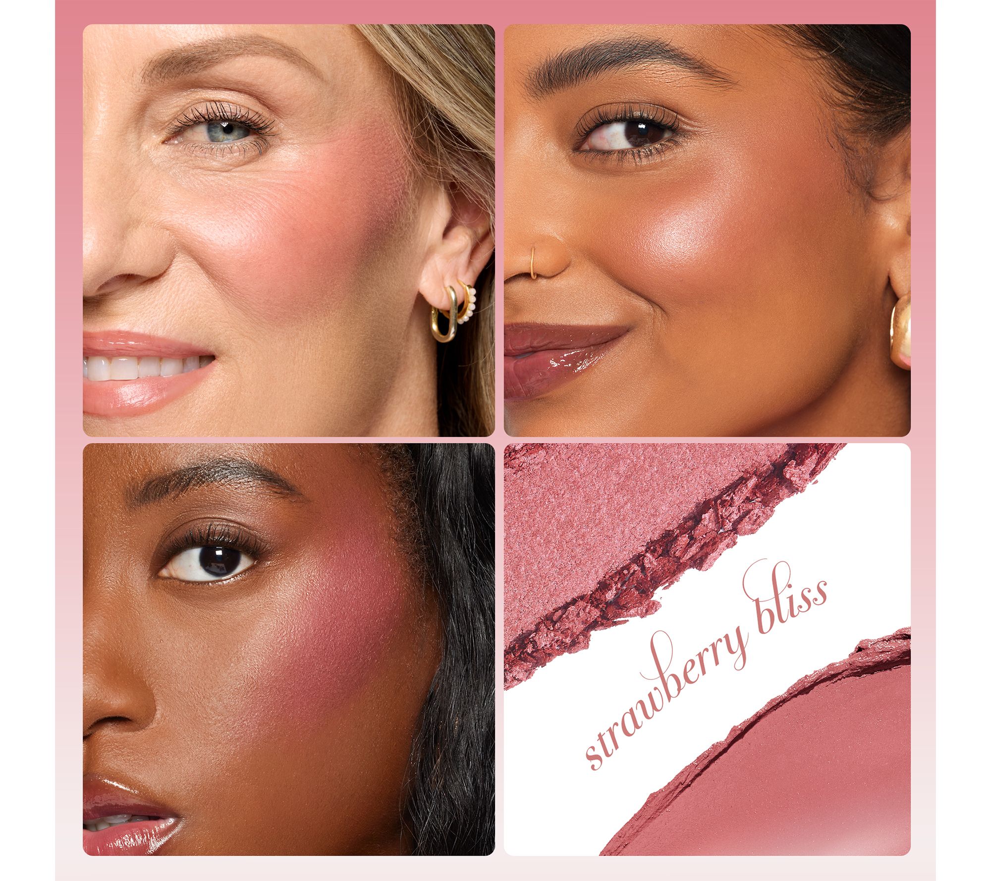 tarte macaron baked & cream blush with brush - QVC.com