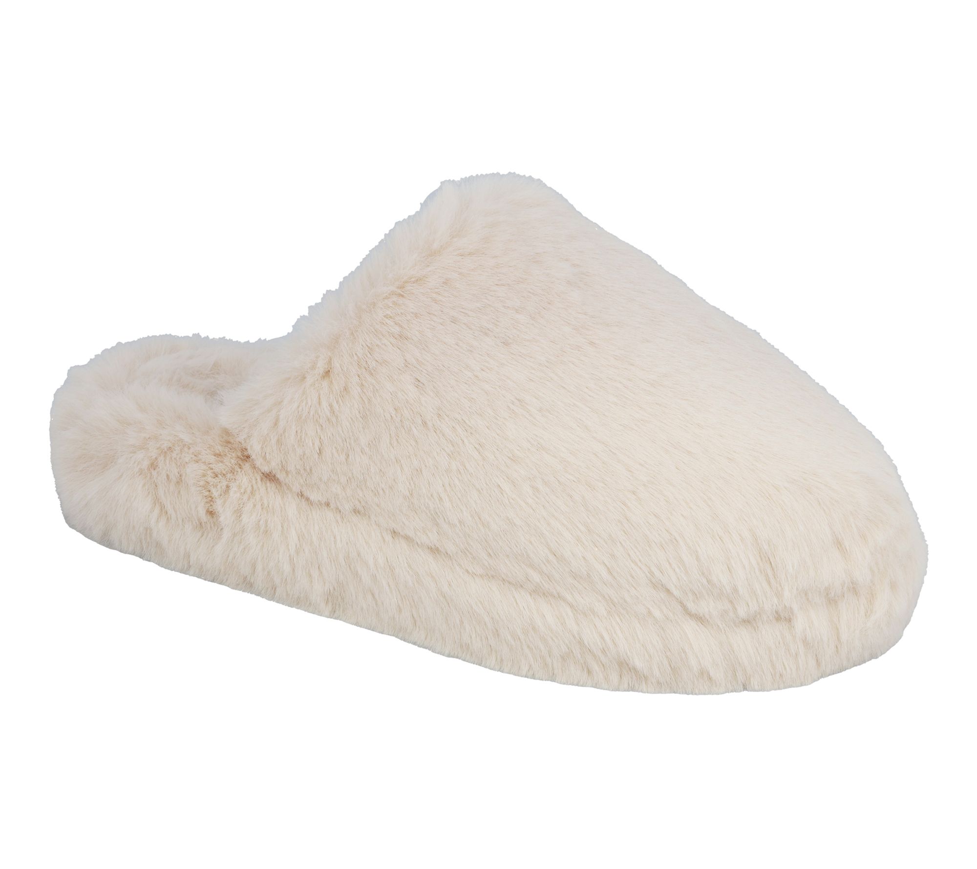 MIA Faux Fur Mule Slippers - Sled