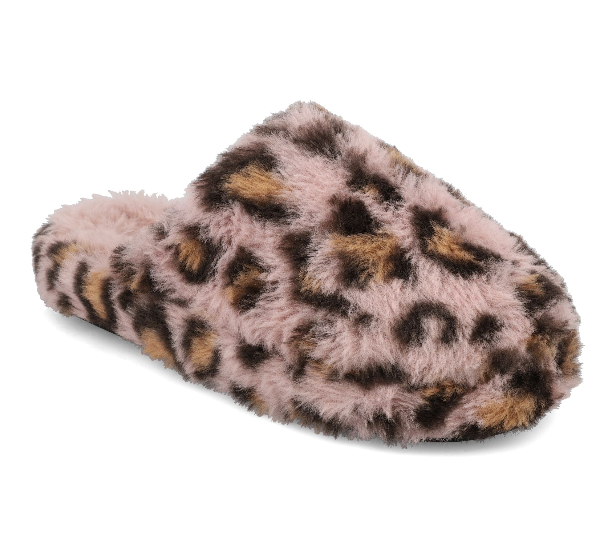 MIA Faux Fur Mule Slippers - Sled
