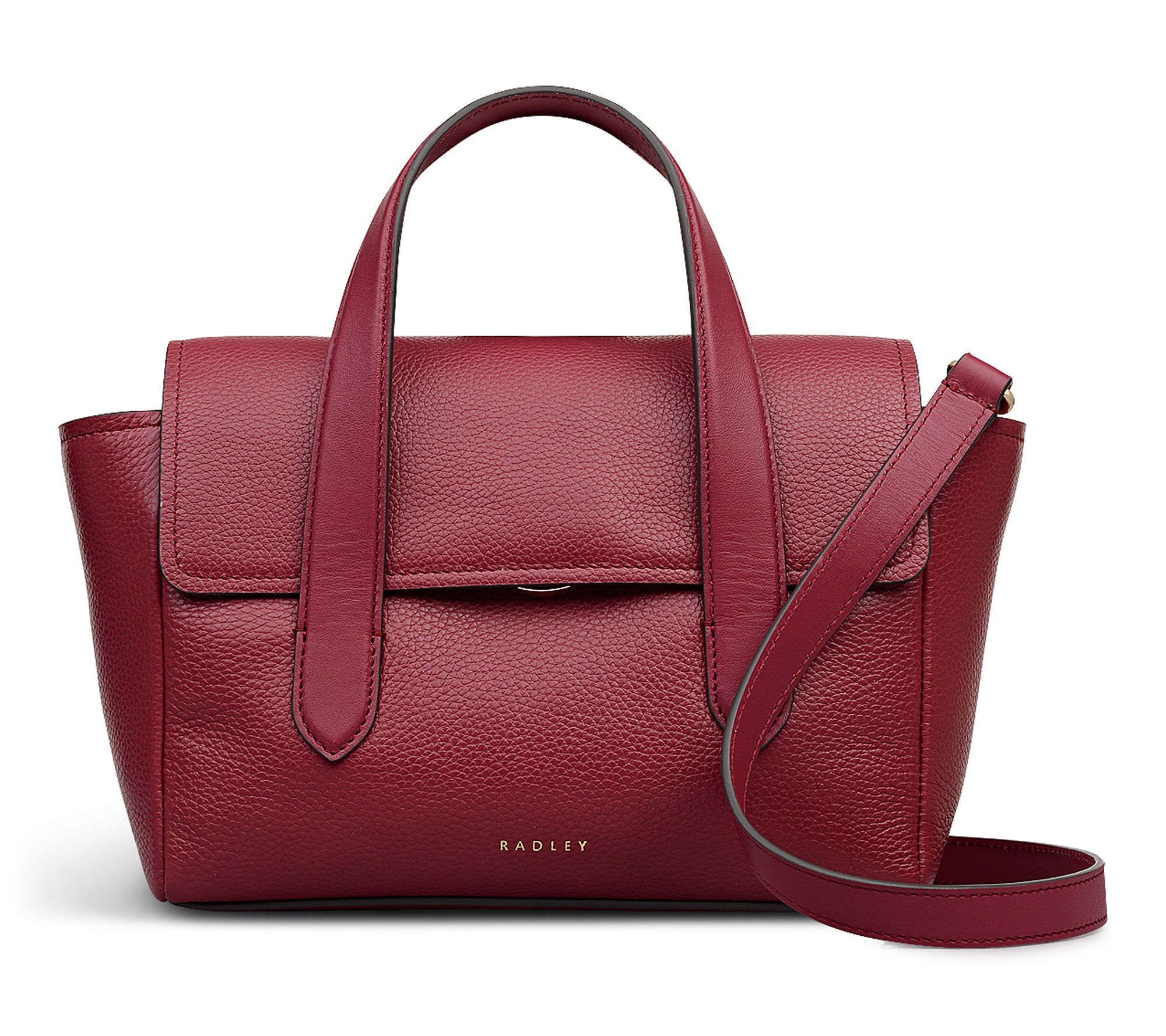 Radley Mayfair Lane Small Leather Flapover GrabSatchel