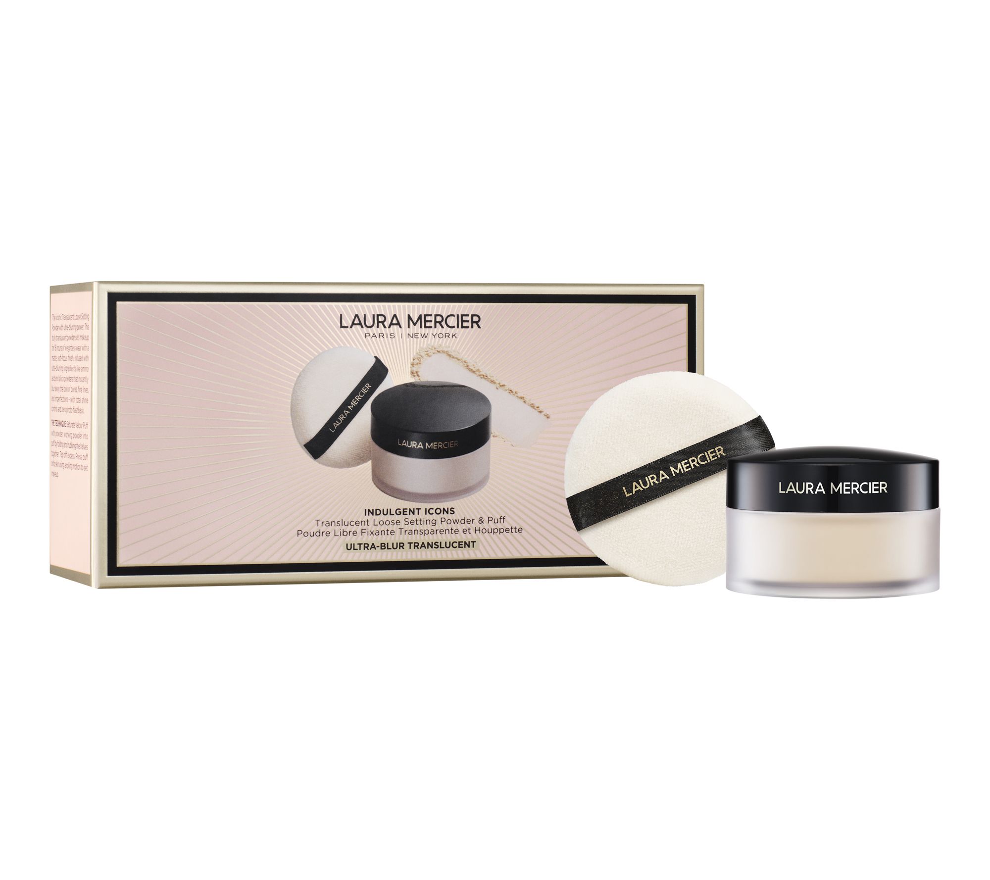 Laura Mercier Indulgent Icons Ultra-Blur Setting Powder + Puff