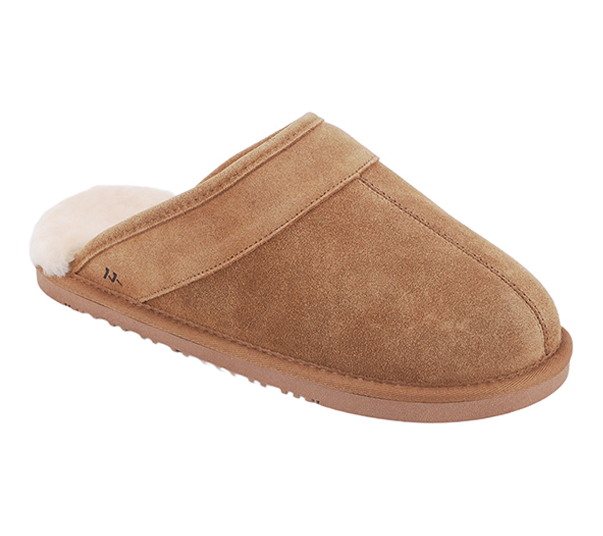 Mykos Men's Premium Suede Scuff Slippers - Edward