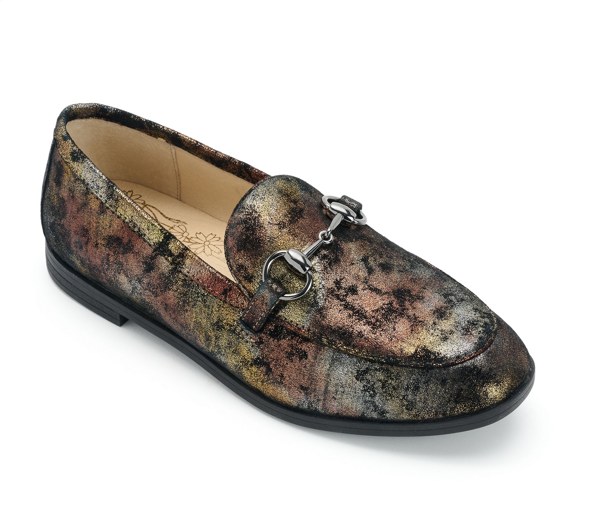 "As Is" Alegria Leather Slip-On Loafers - Aliya