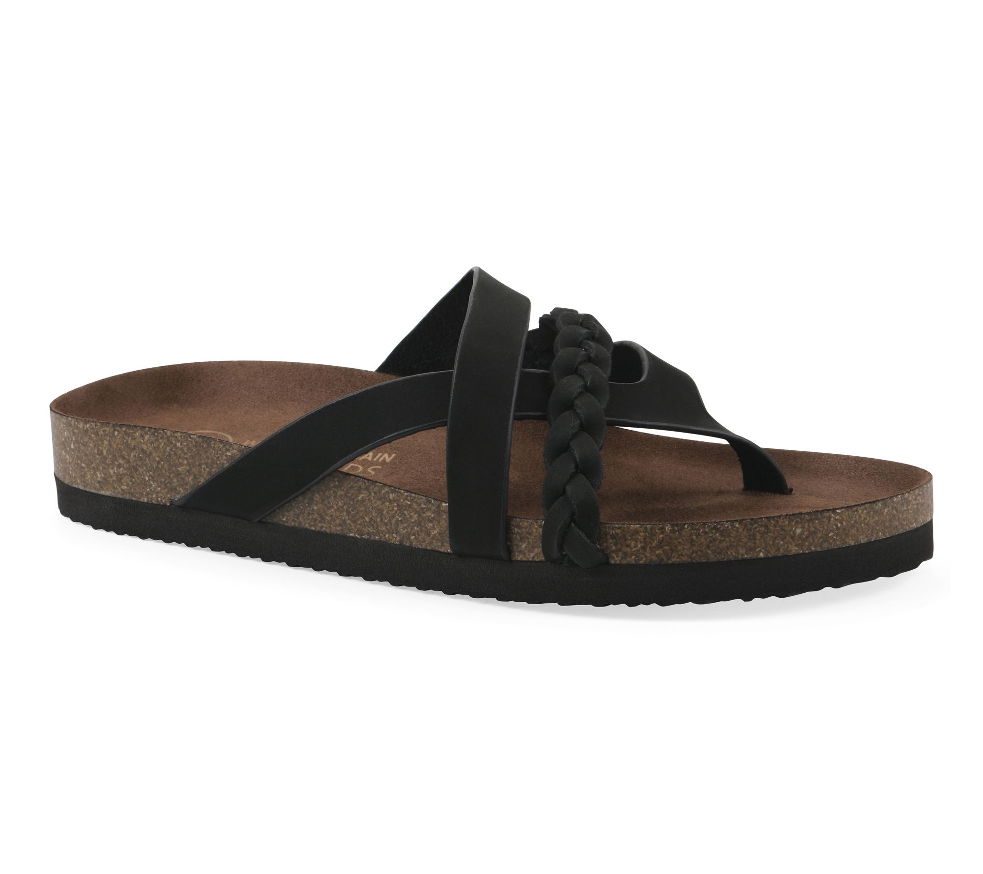 White Mountain Footbeds Leather Sandals - Halogen