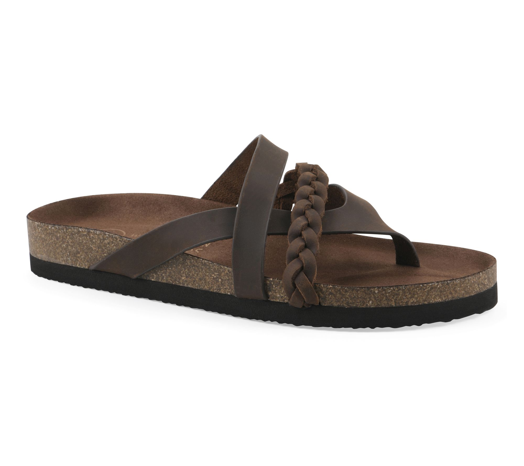 White Mountain Footbeds Leather Sandals - Halogen