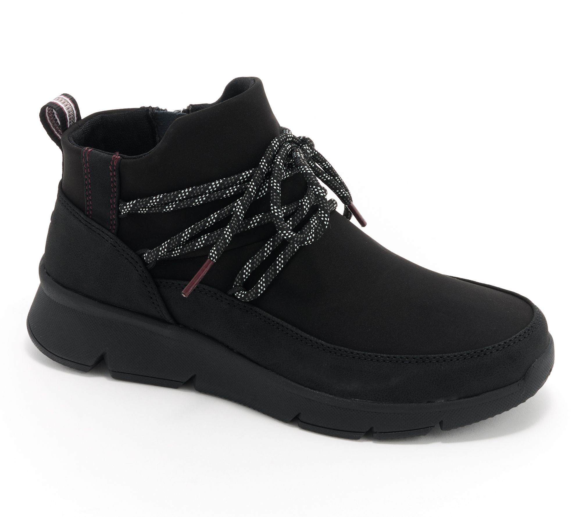 "As Is" Ryka Water-Resistant Lace-Up Ankle Boots - Charisma