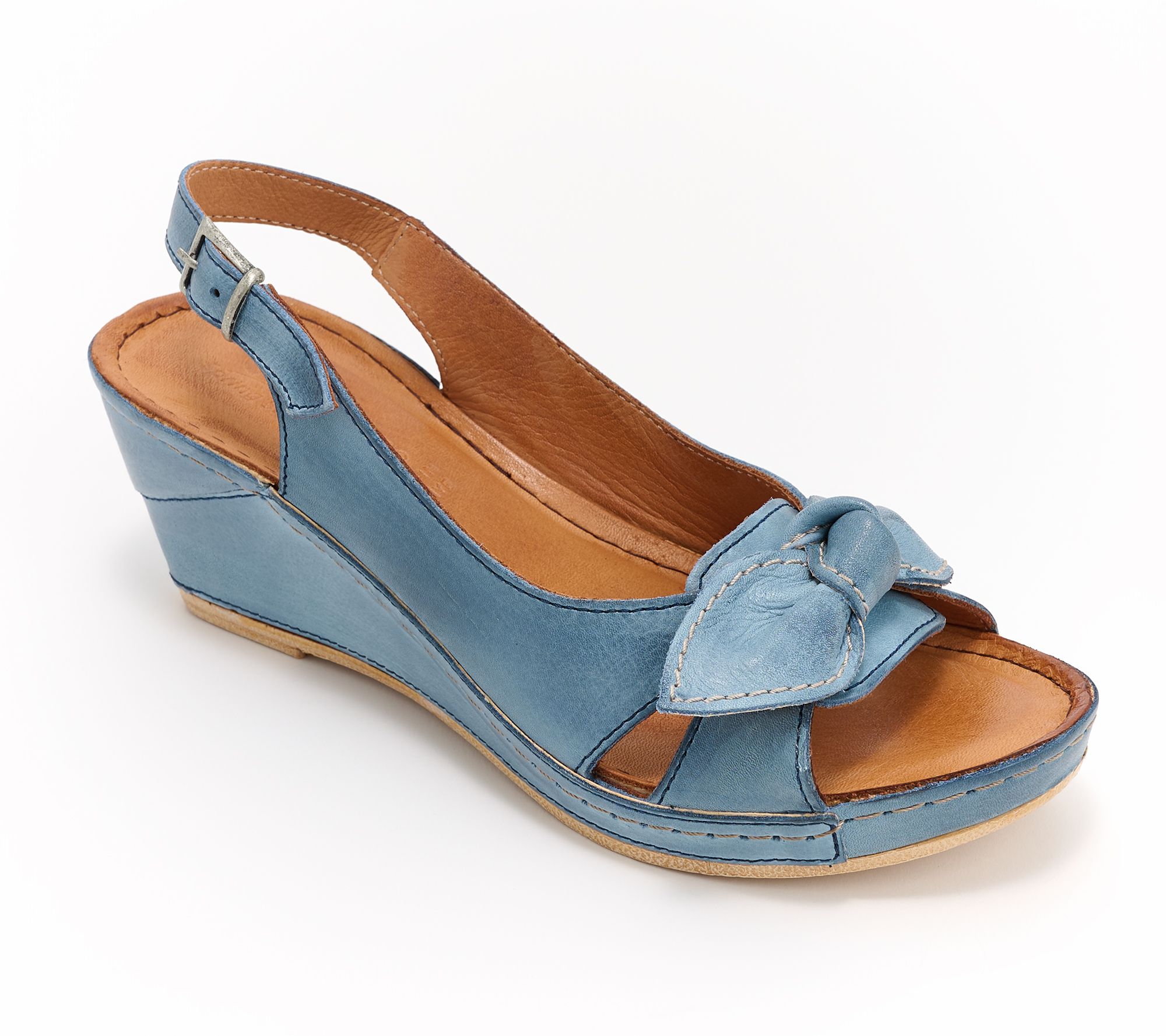 Spring Step Leather Wedges - Chassidy