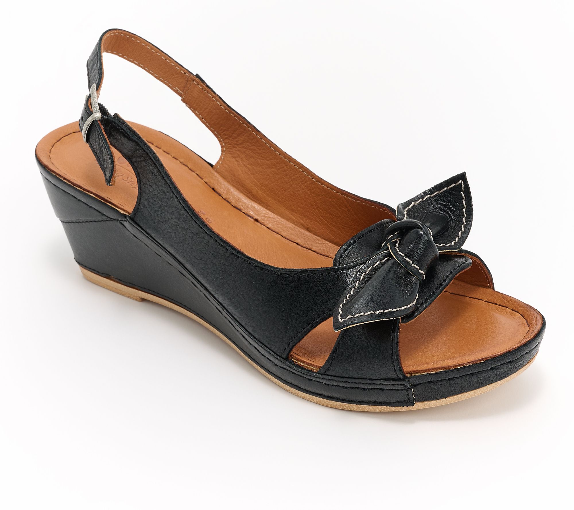 Spring Step Leather Wedges - Chassidy