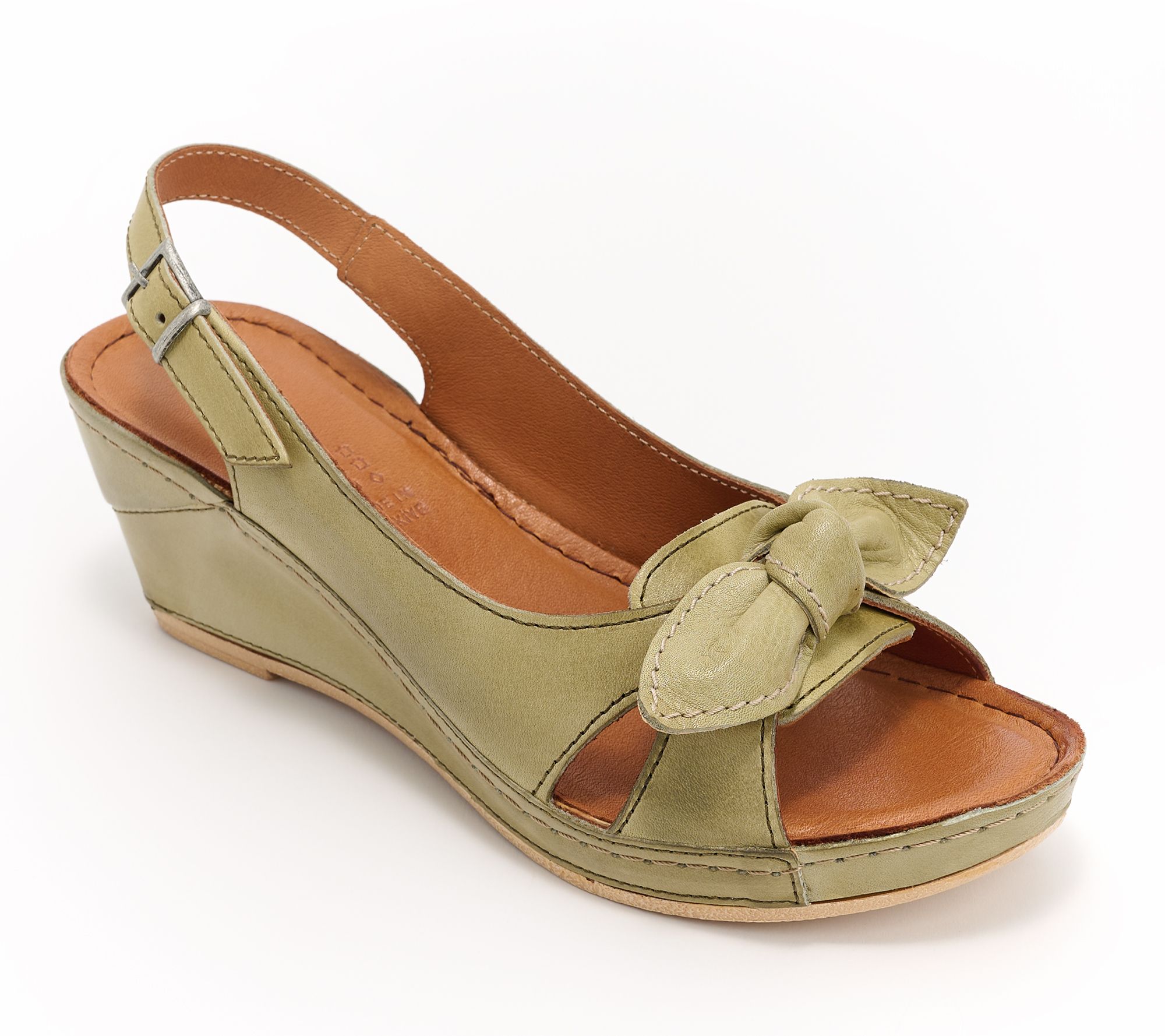 Spring Step Leather Wedges - Chassidy