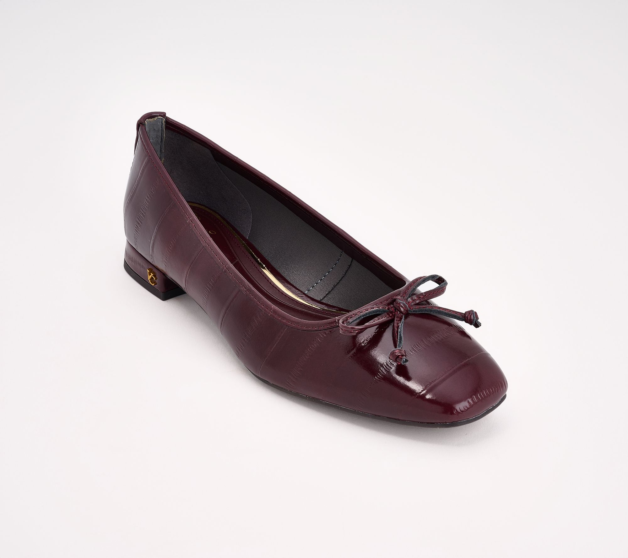 Vince Camuto Leather or Suede Bow Flats - Jenlea