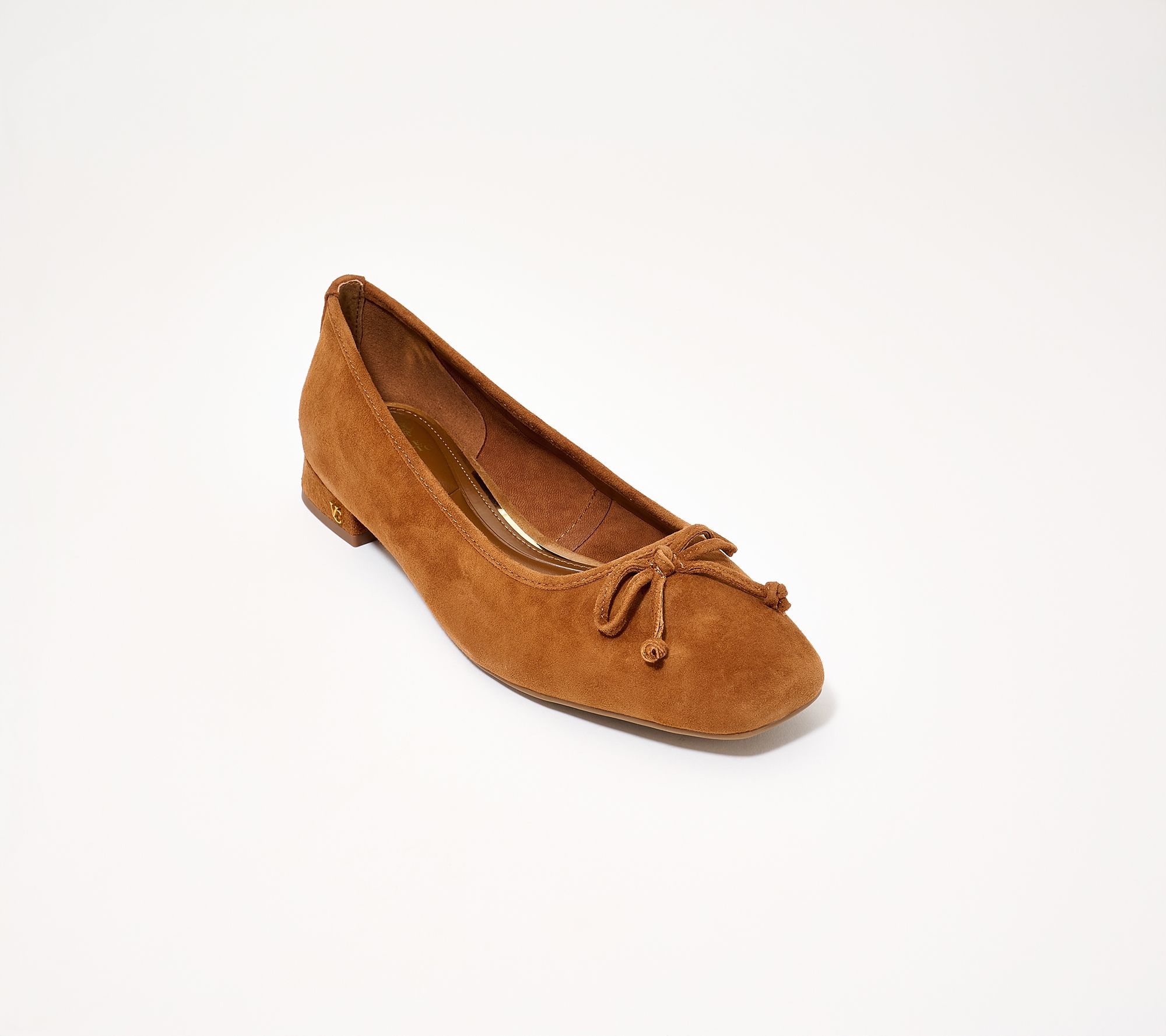 Vince Camuto Leather or Suede Bow Flats - Jenlea