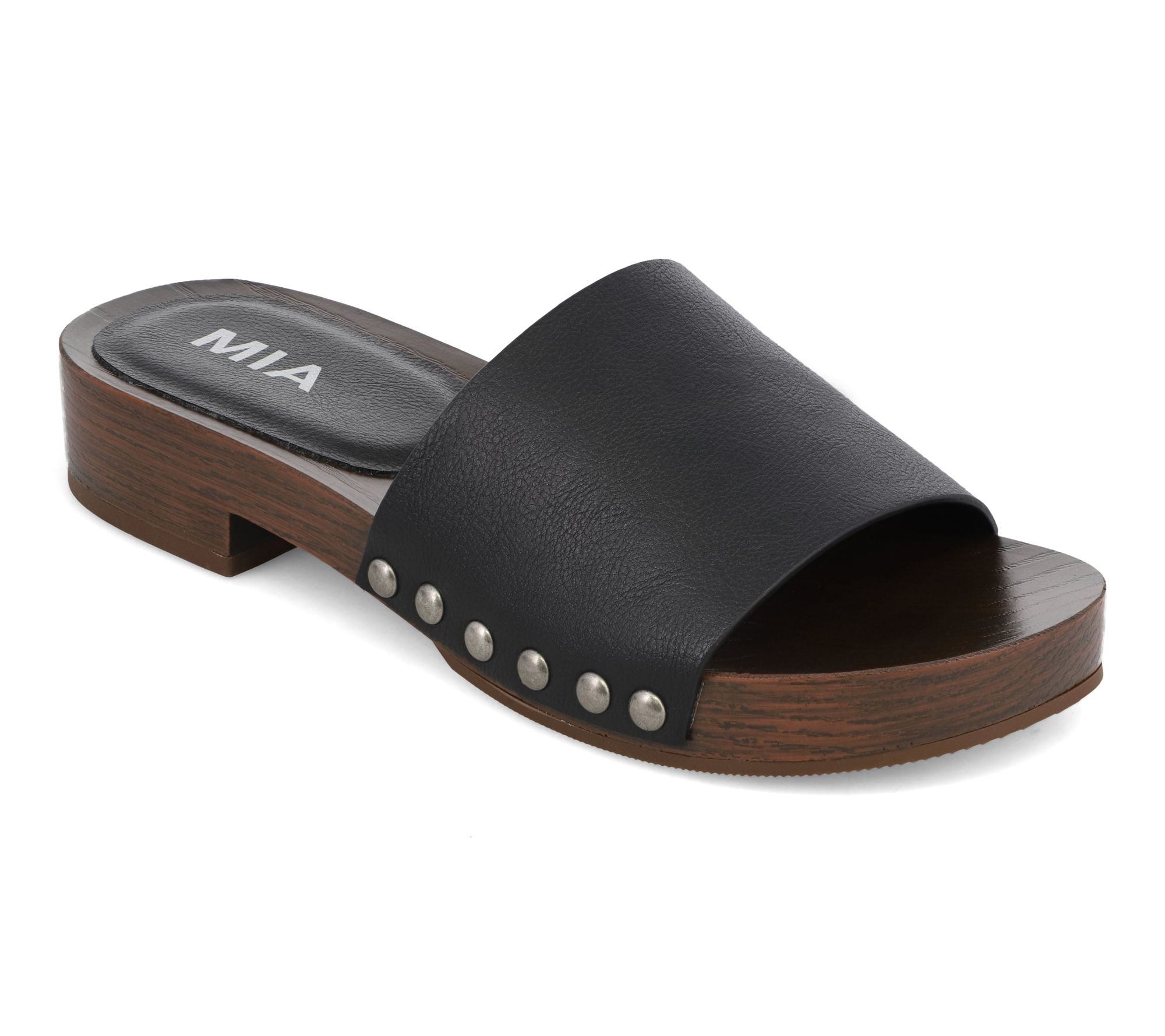 MIA Studded Slide Sandals - Lanell