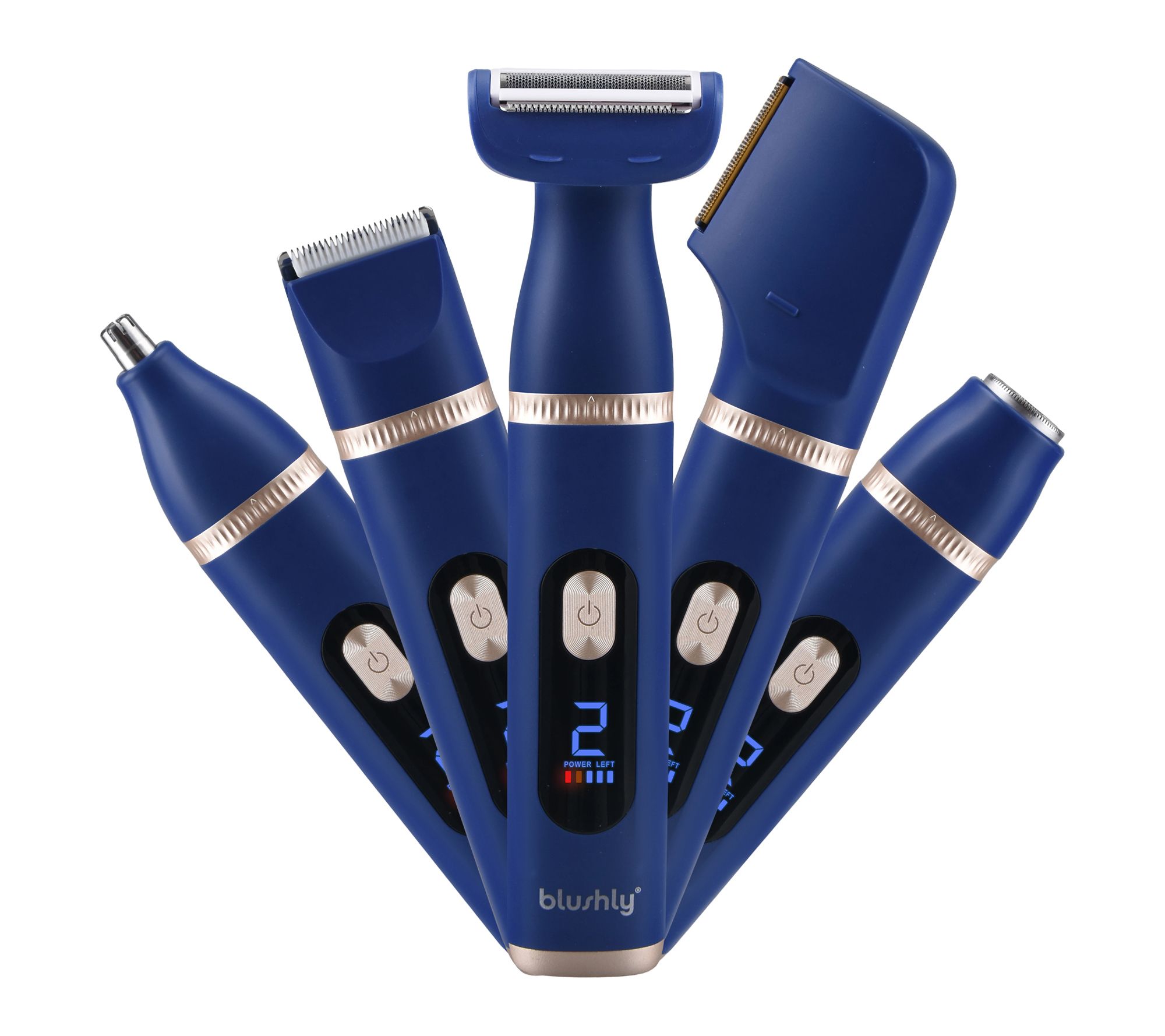  Blushly 5-in-1 Rechargeable Hair Trimmer