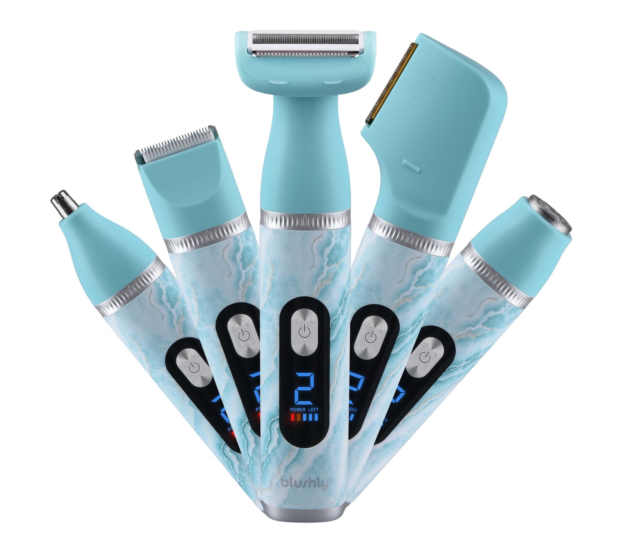 Blushly 5-in-1 Rechargeable Hair Trimmer