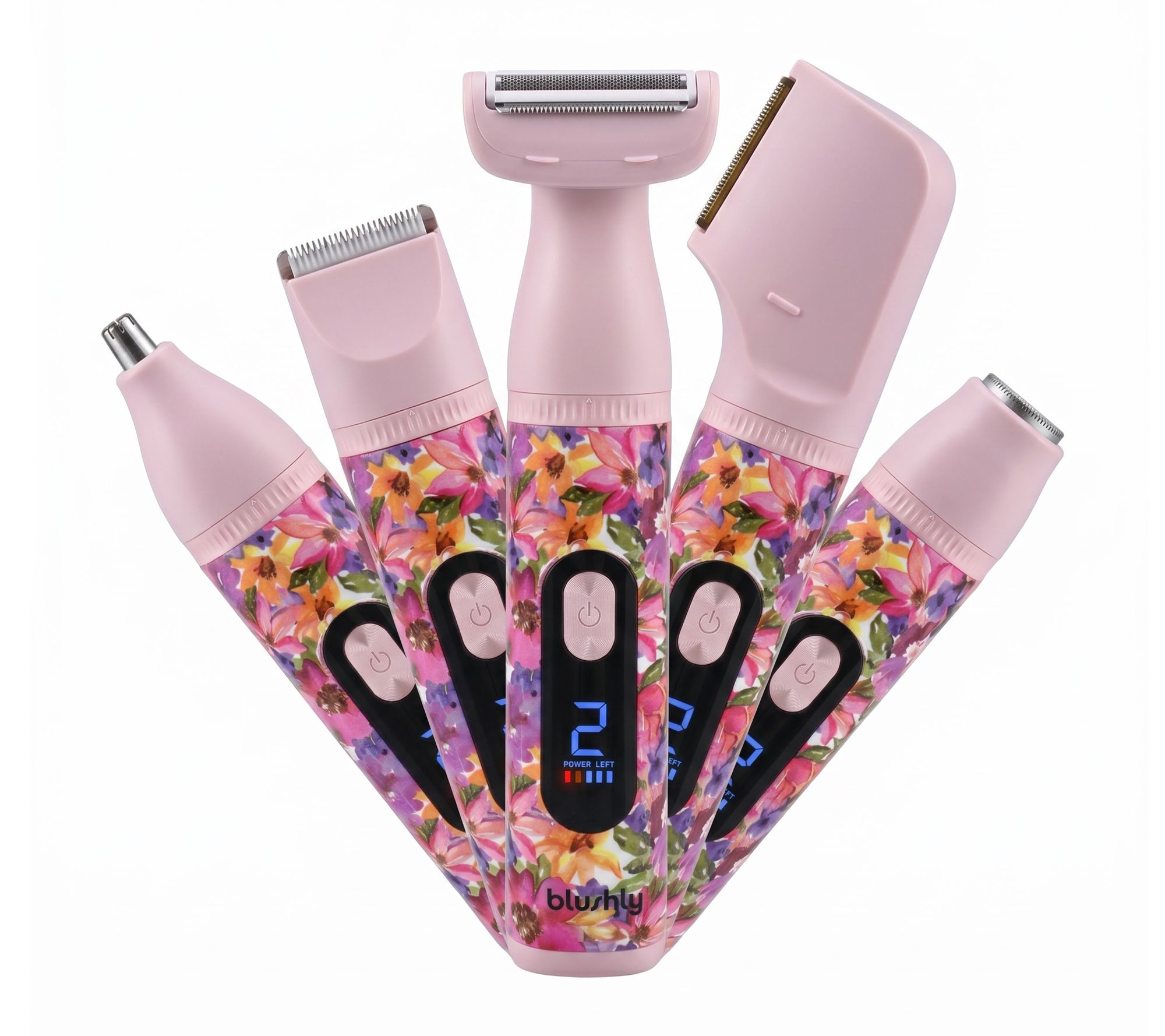 Blushly 5-in-1 Rechargeable Hair Trimmer