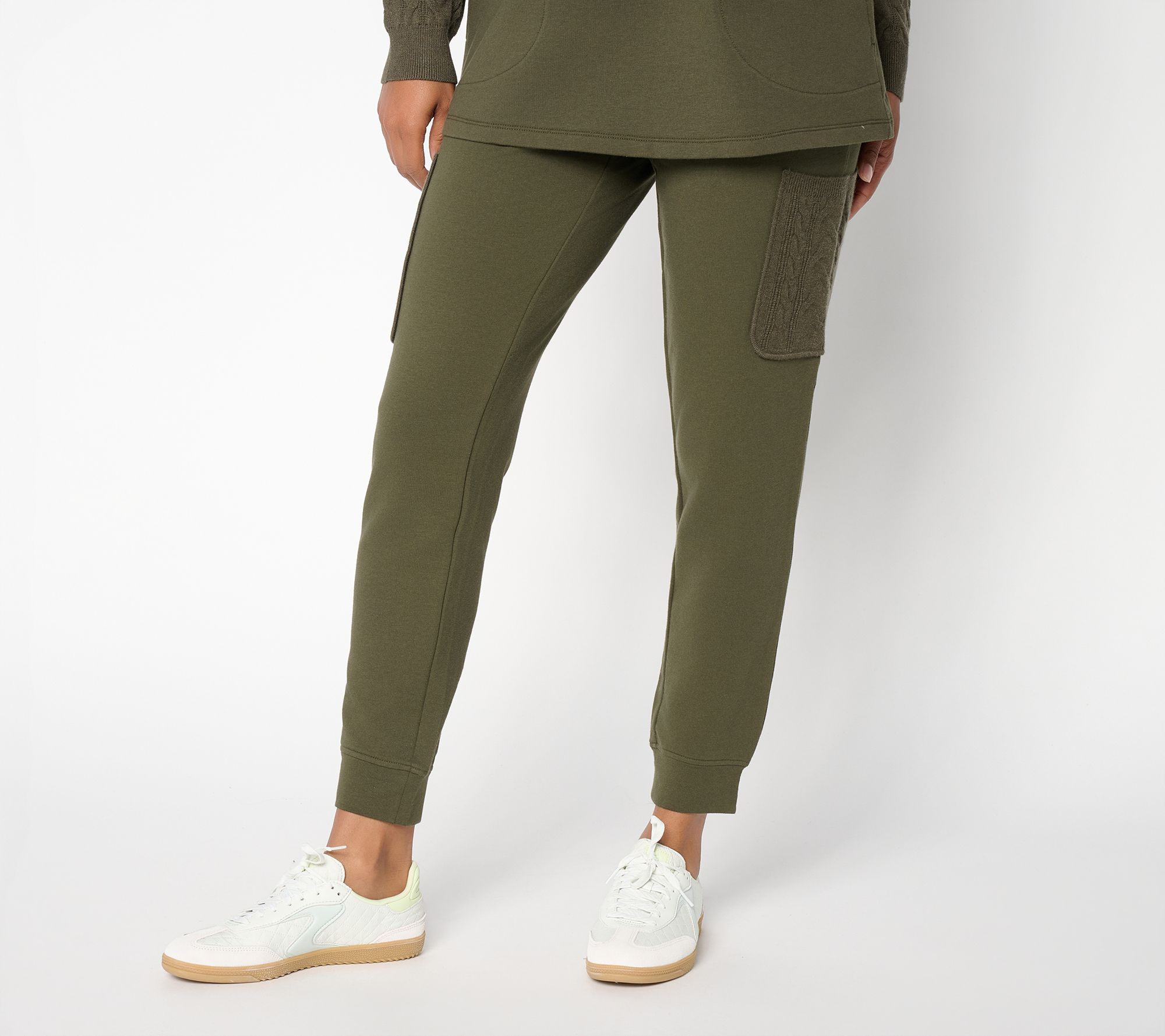 Denim & Co. Active Regular French Terry Joggers with Pockets