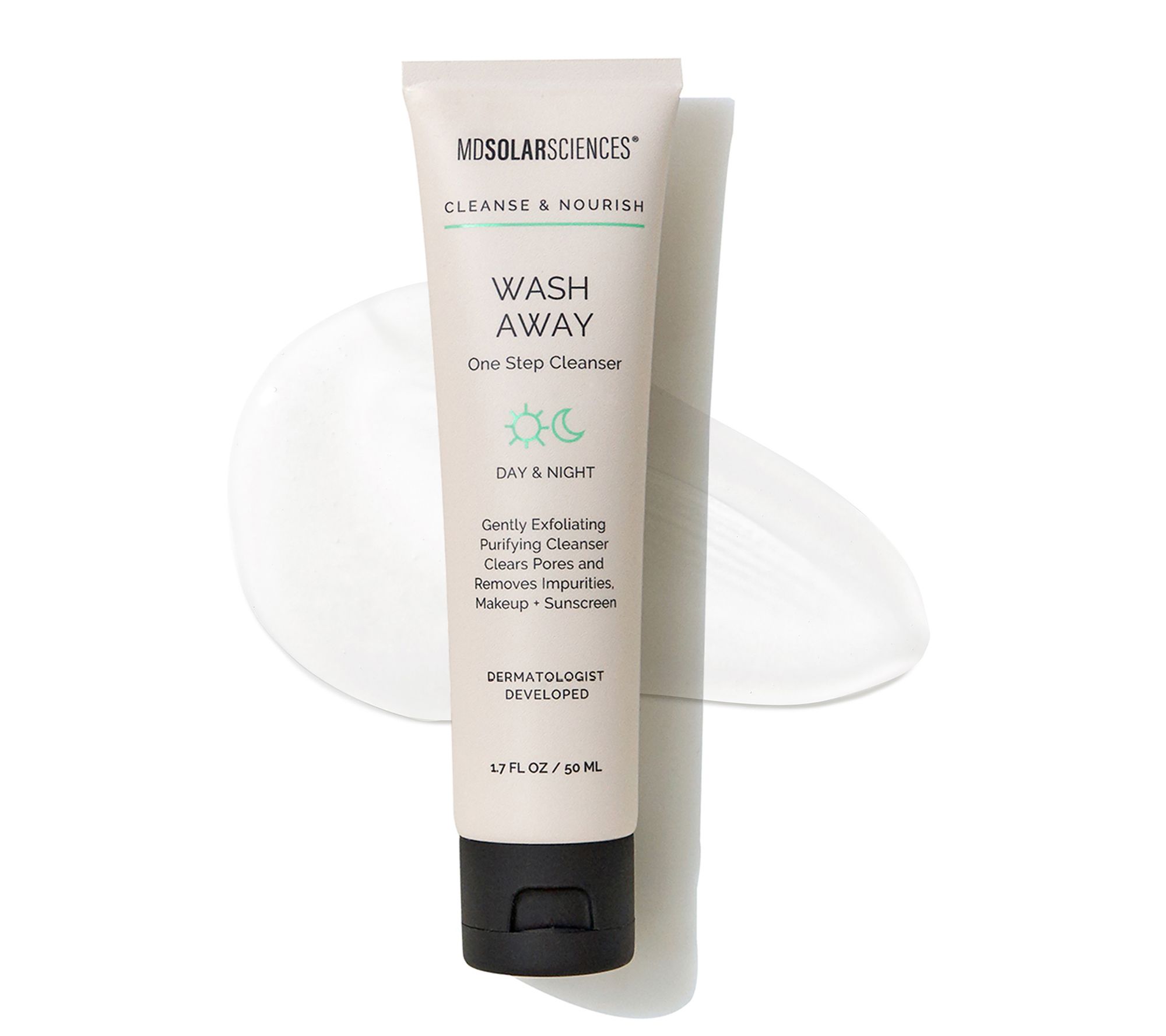 MDSolarSciences Wash Away One Step Cleanser, 1.7oz