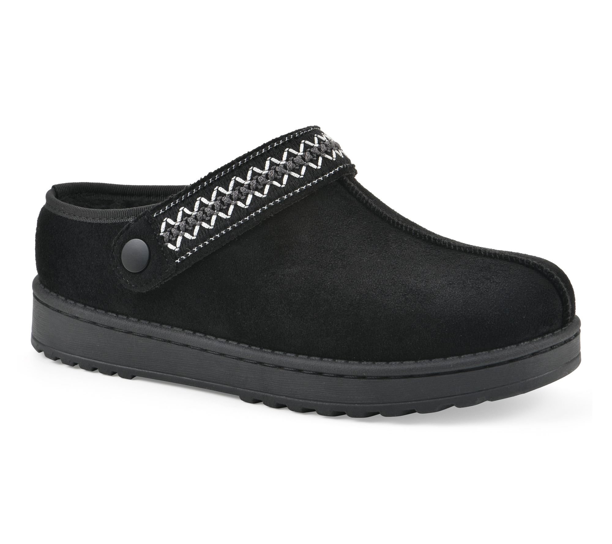 White Mountain Faux Fur-Lined Clog - Incast