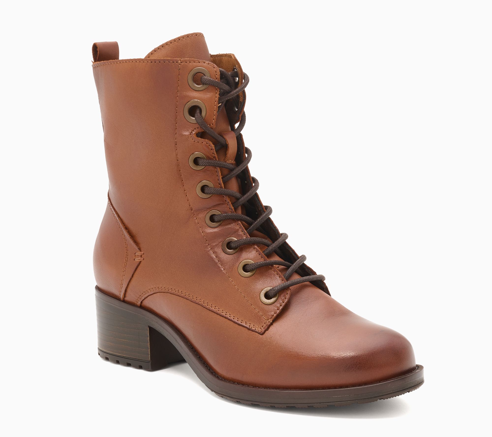 Miz Mooz Leather Lace Up Ankle Boots - Juke