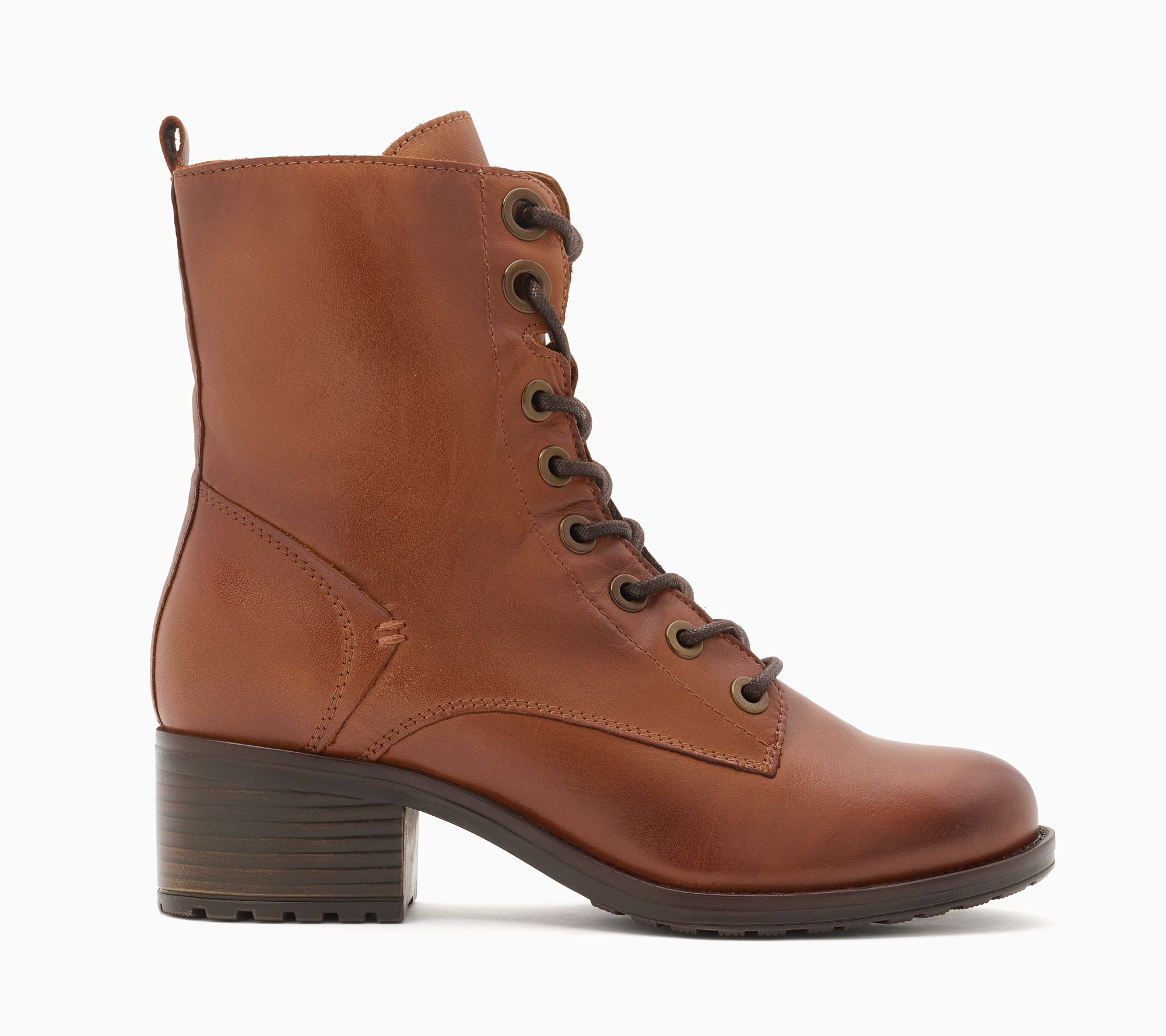 Miz Mooz Leather Lace Up Ankle Boots - Juke | QVC