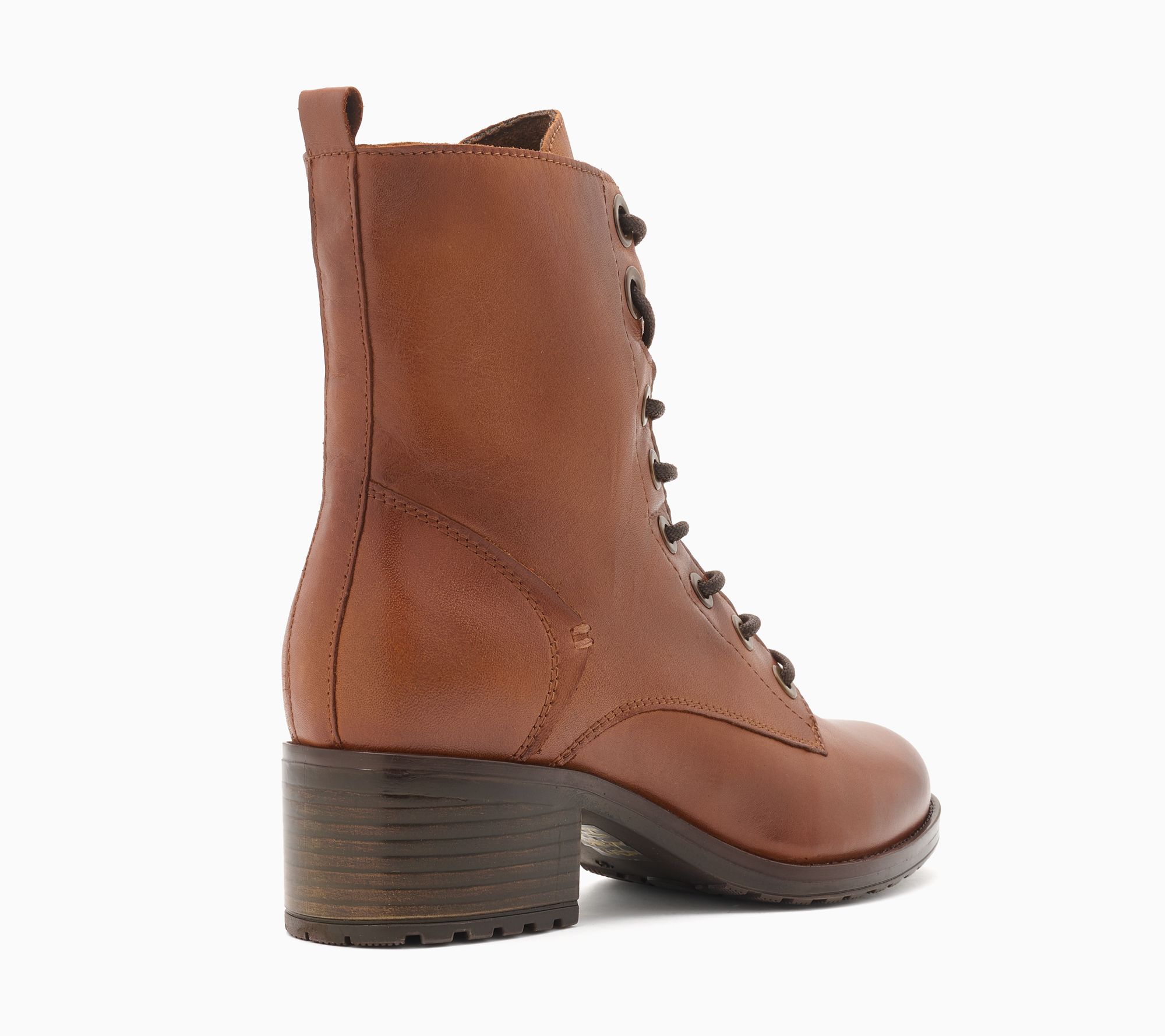Miz Mooz Leather Lace Up Ankle Boots - Juke - QVC.com