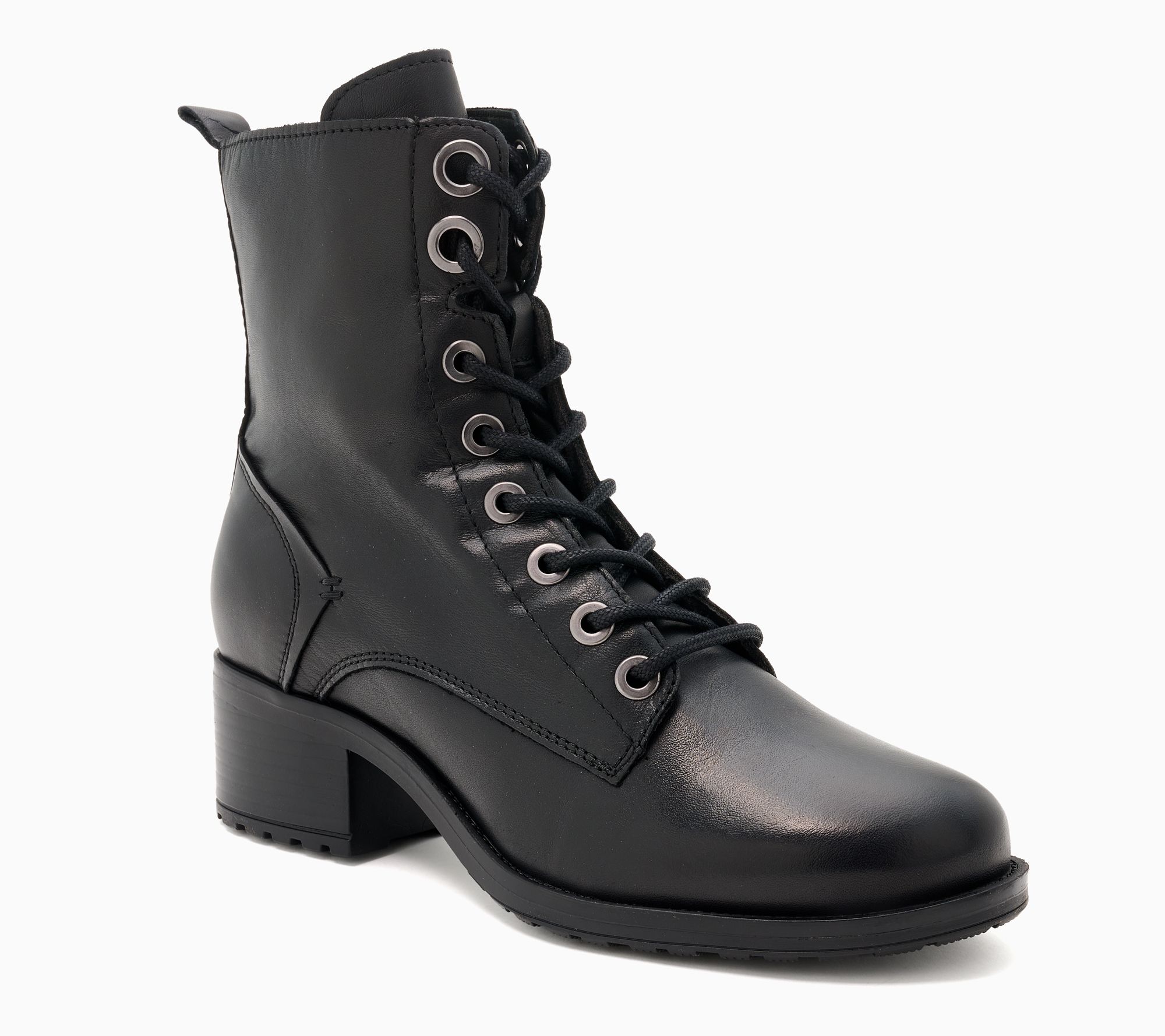 Miz Mooz Leather Lace Up Ankle Boots - Juke