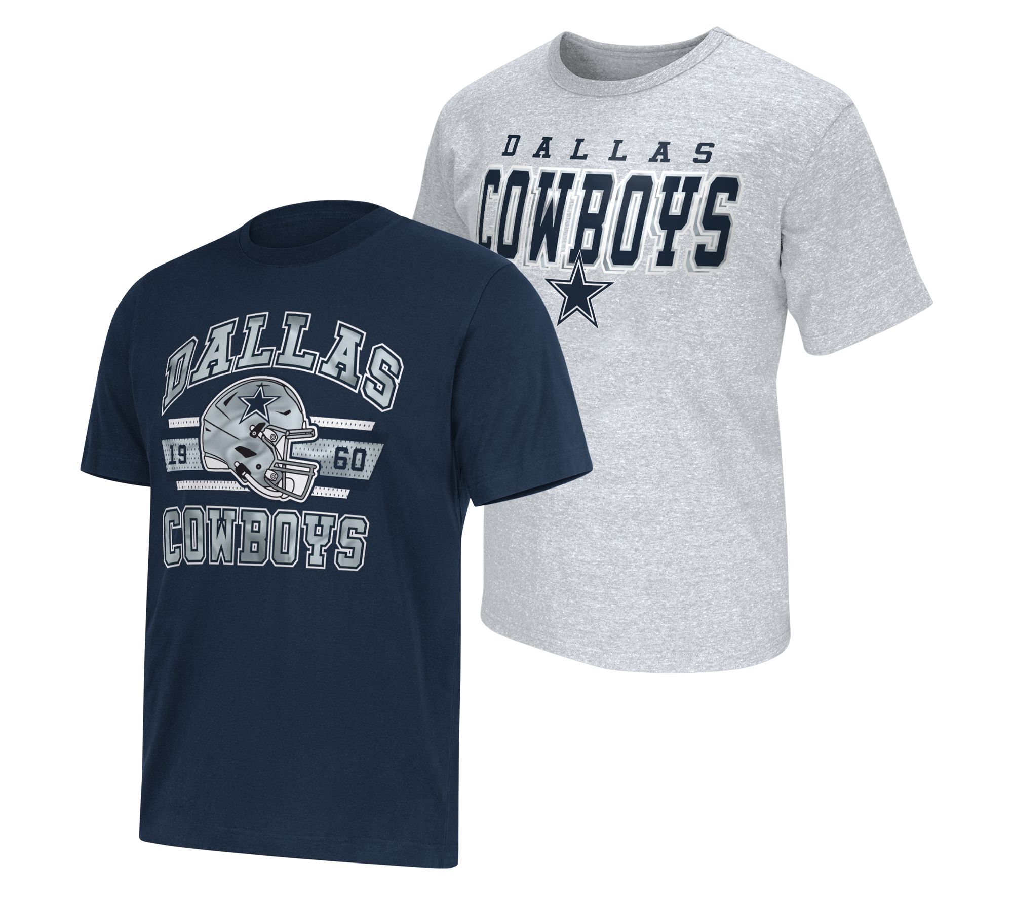 NFL Officially Licensed Dallas Unisex T-Shirts 2-Pack