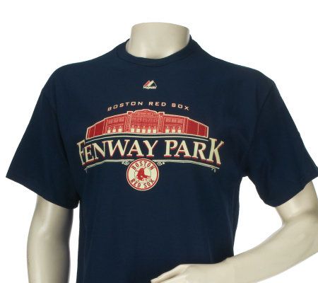 Majestic Boston Red Sox Fenway Park 100 Years Red T-Shirt