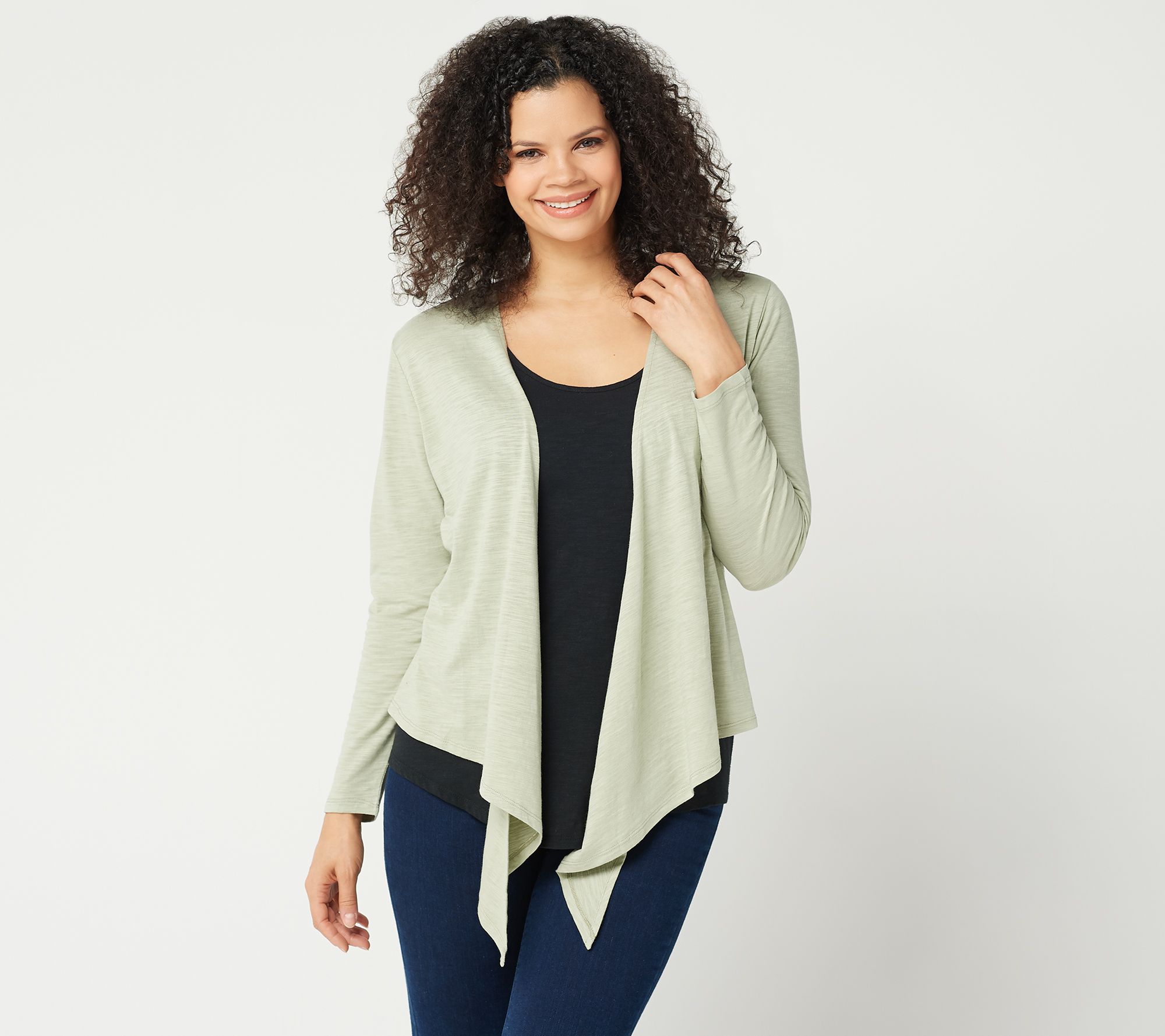 Belle by Kim Gravel Summer Shrug Cardigan - QVC.com