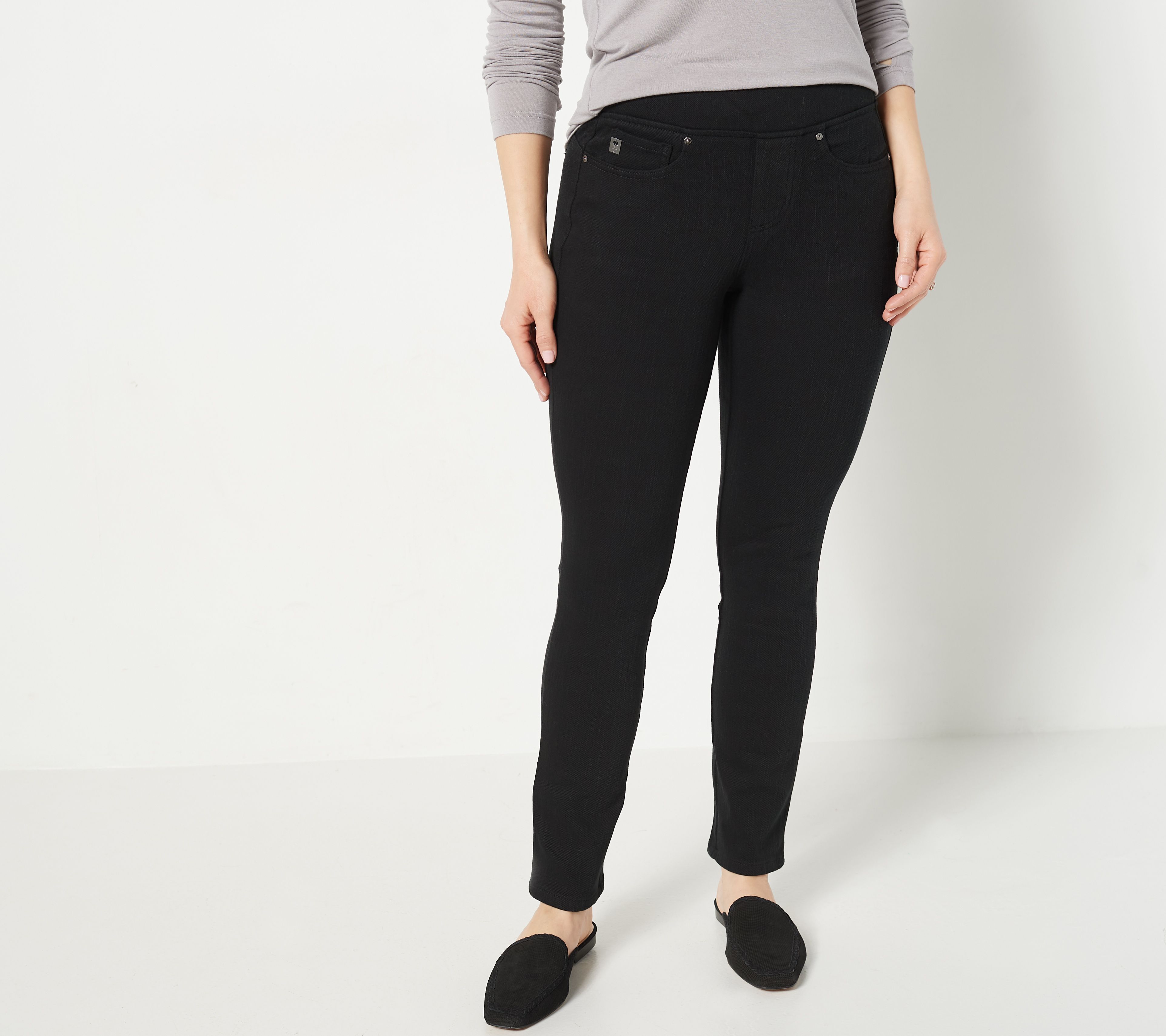"As Is" Belle by Kim Gravel Regular Flexibelle Slim-Leg Jeans