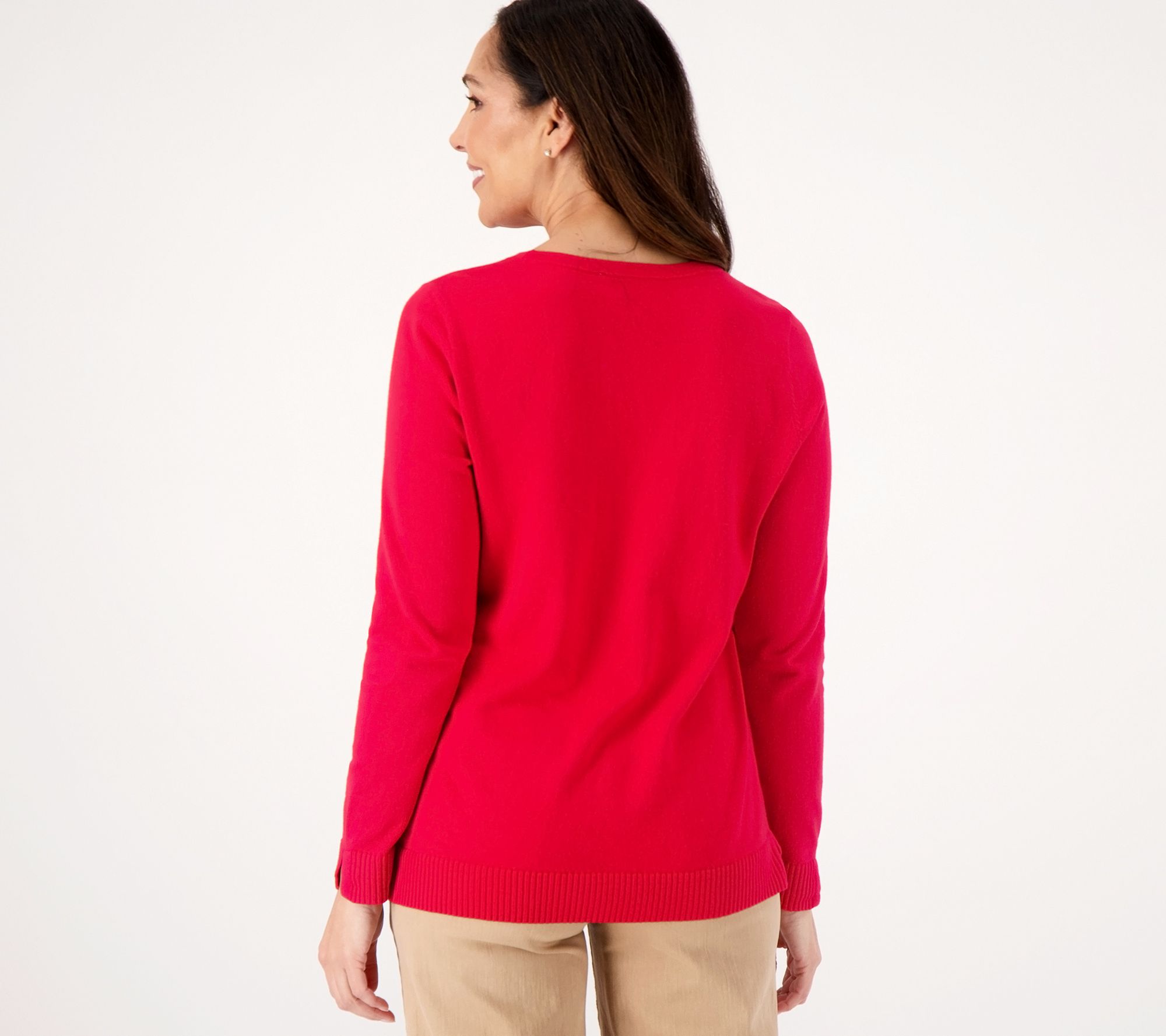 Isaac Mizrahi Live! Crewneck Sweater - QVC.com