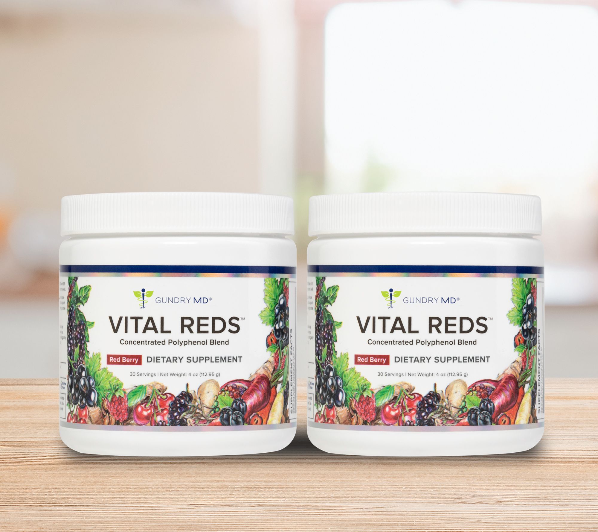kamera tackle modvirke Gundry MD Vital Reds Nutrient Powder Mix 60 Day Supply - QVC.com