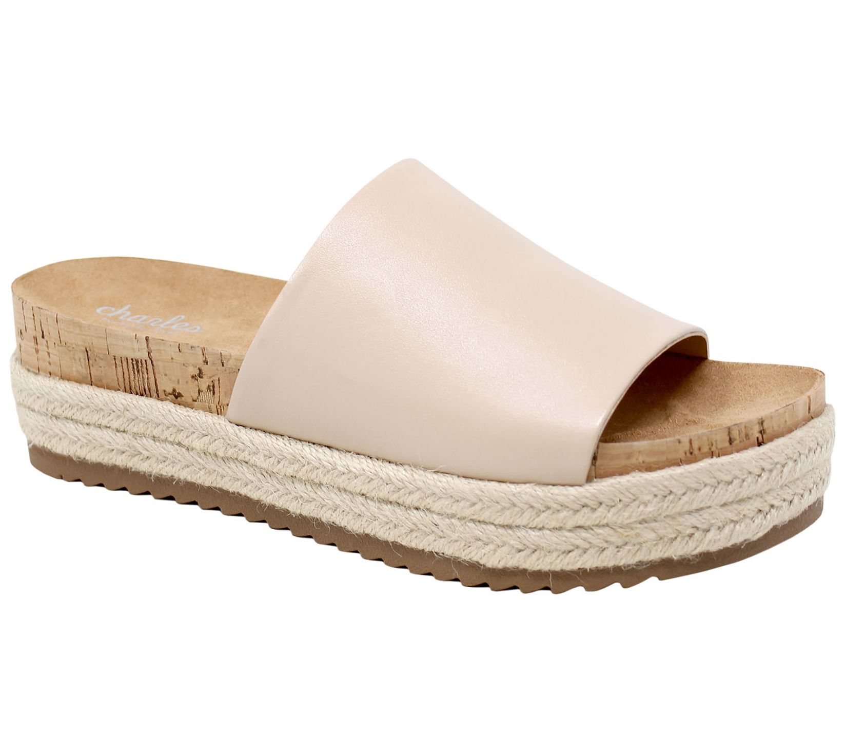 CHARLES BY CHARLES DAVID Platform Espadrille Slides - Bustle