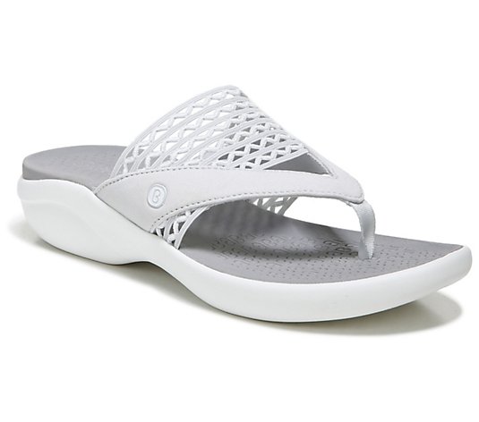 Bzees Slip-On Thong Sandals - Cabana